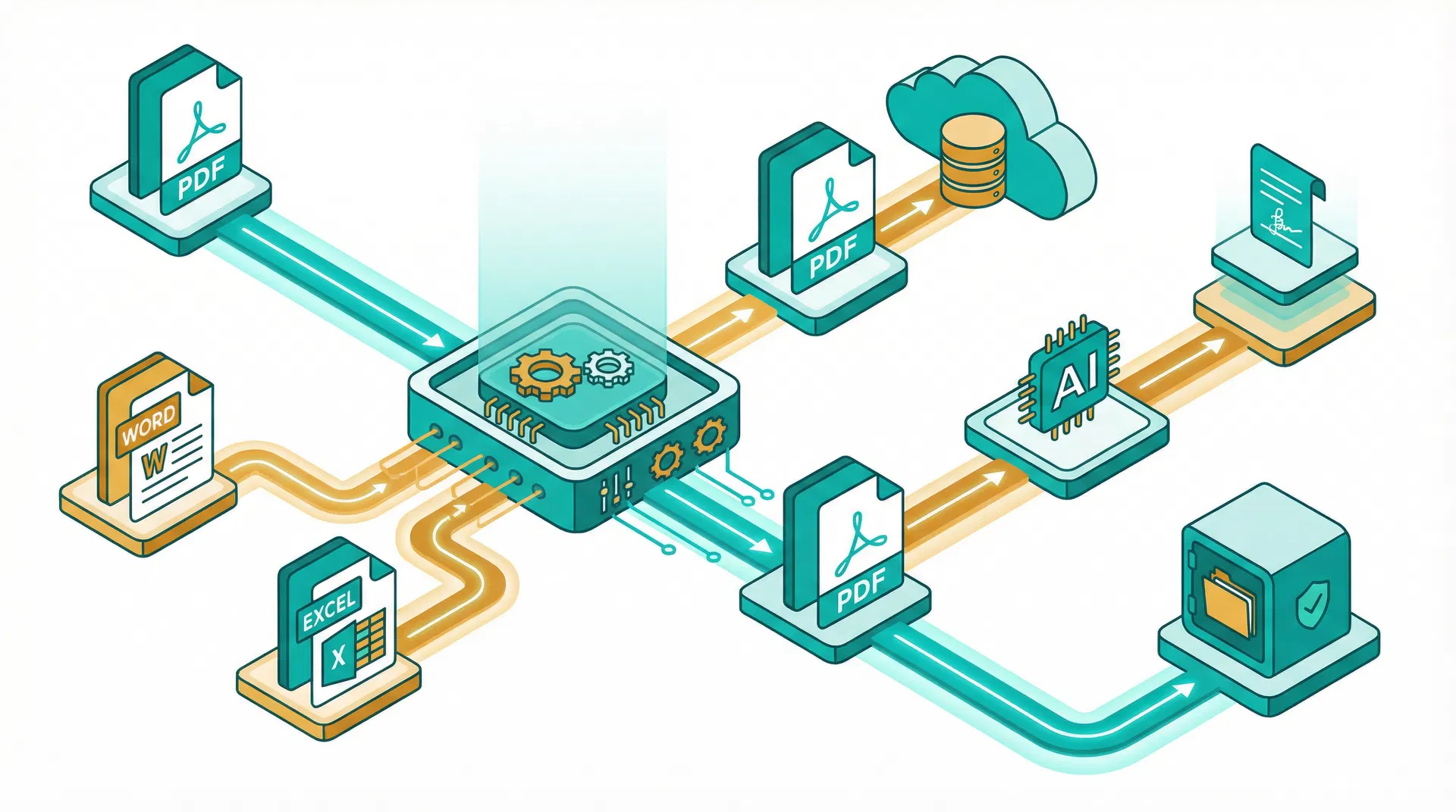 Flujo de trabajo PDF automatizado