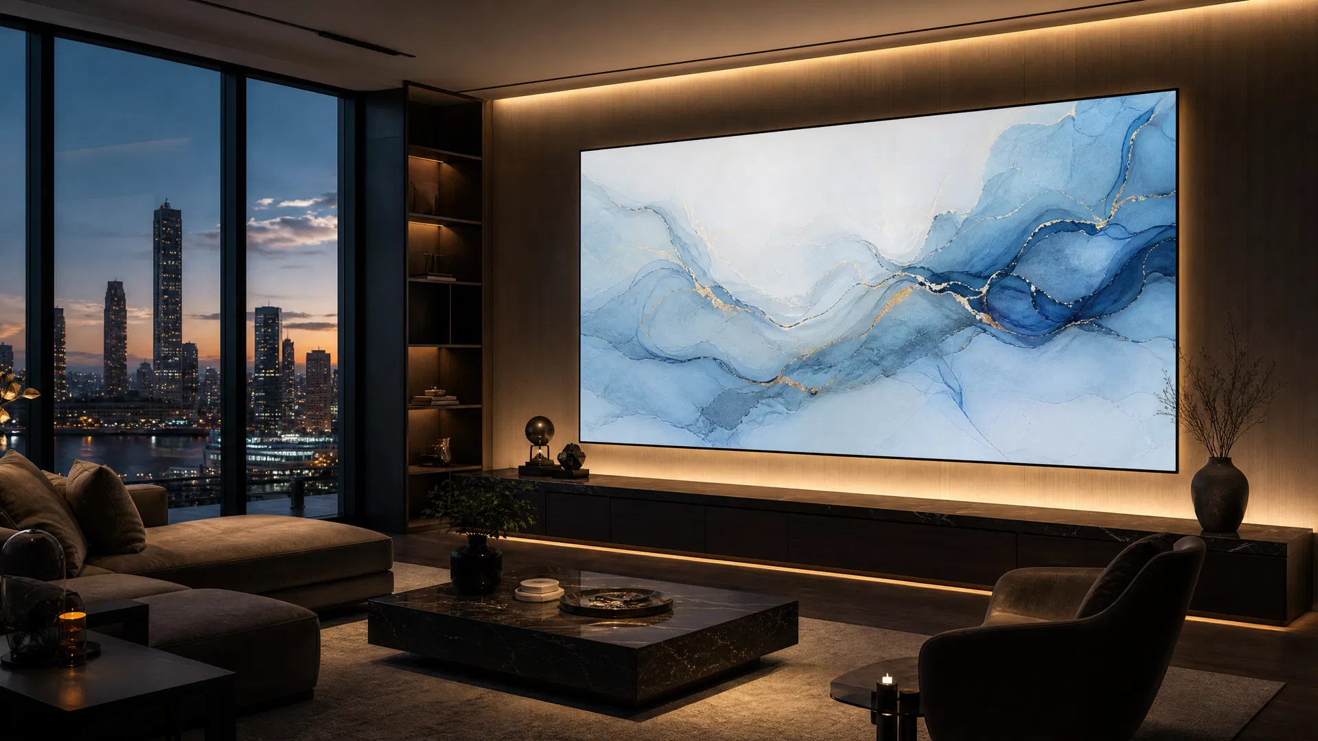 Residential LED art