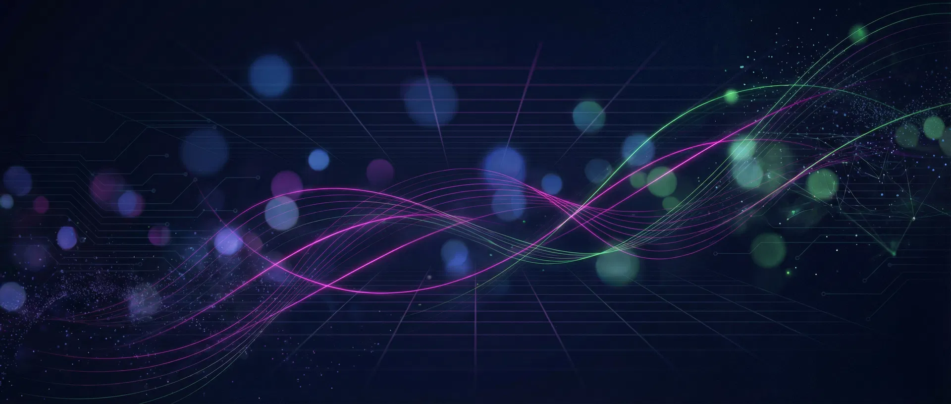 Fundo de auditoria de IA com padrão de grade