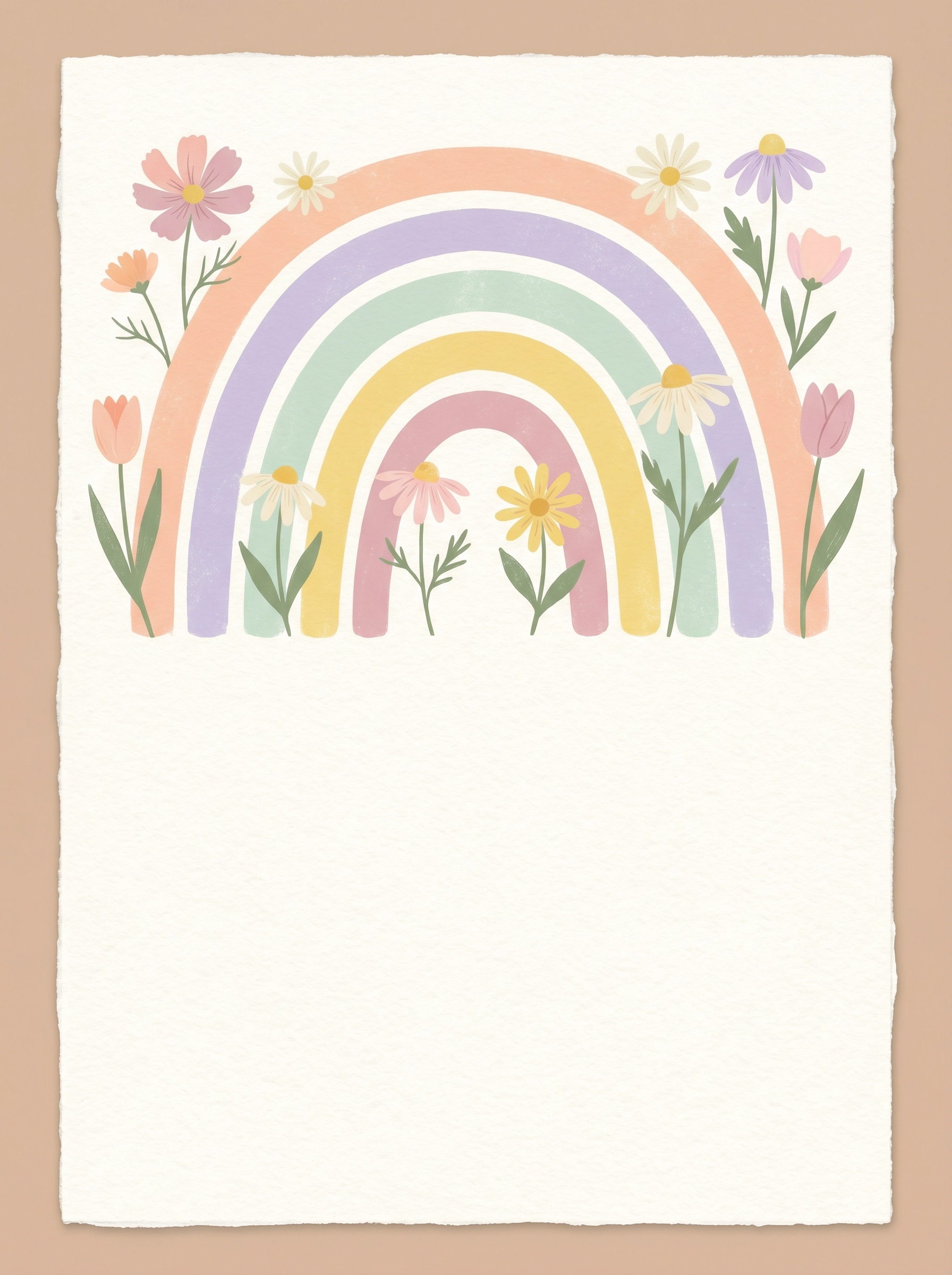 Rainbow & Blooms