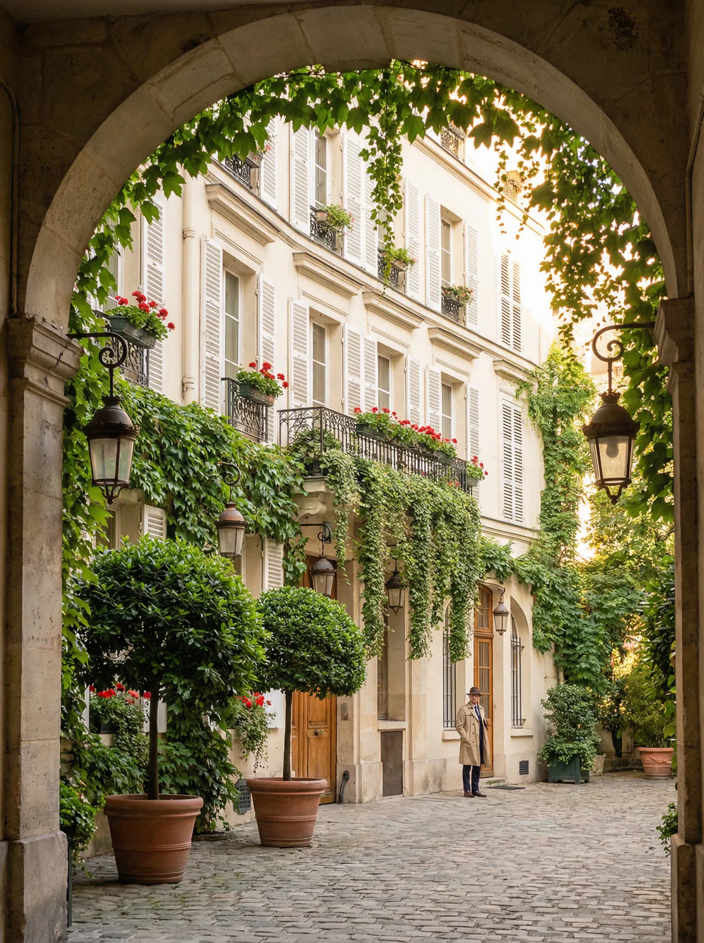 Paris Courtyard