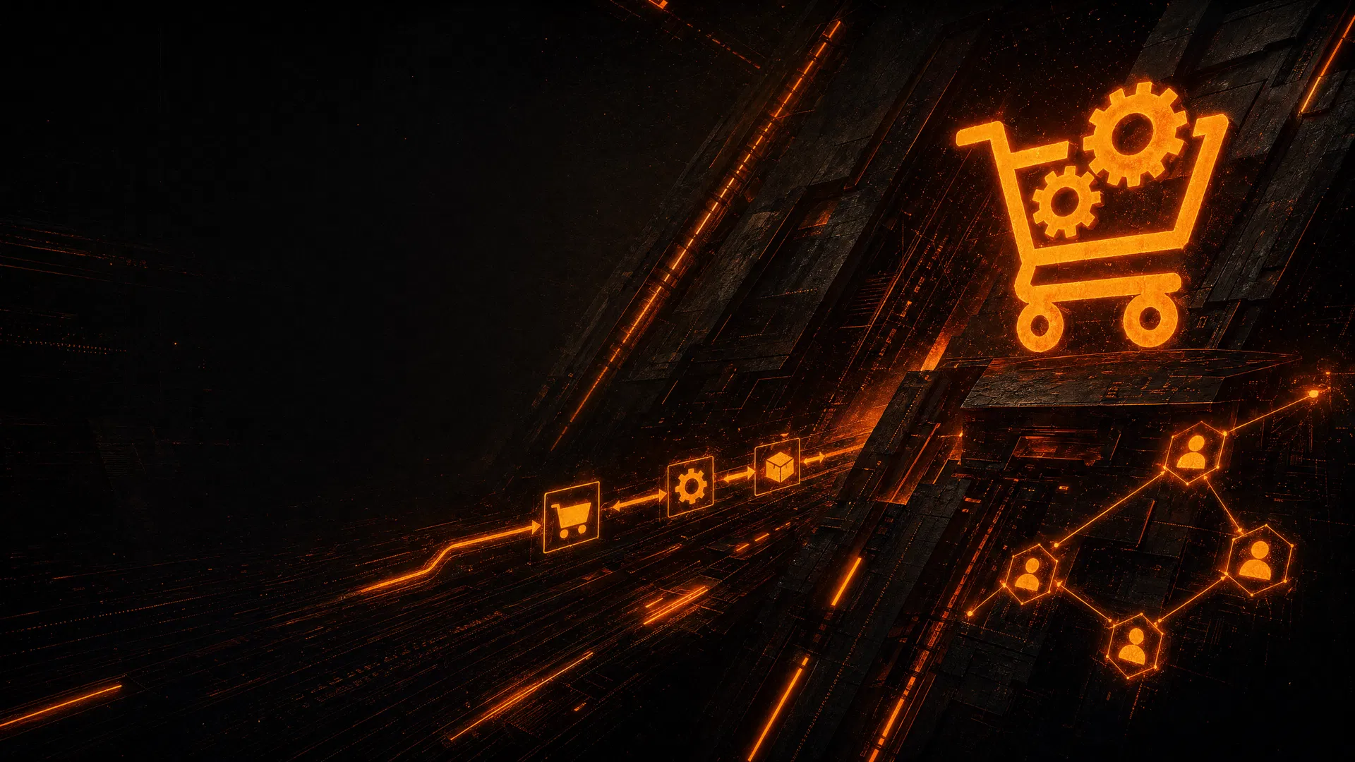 Affiliate automation operations background