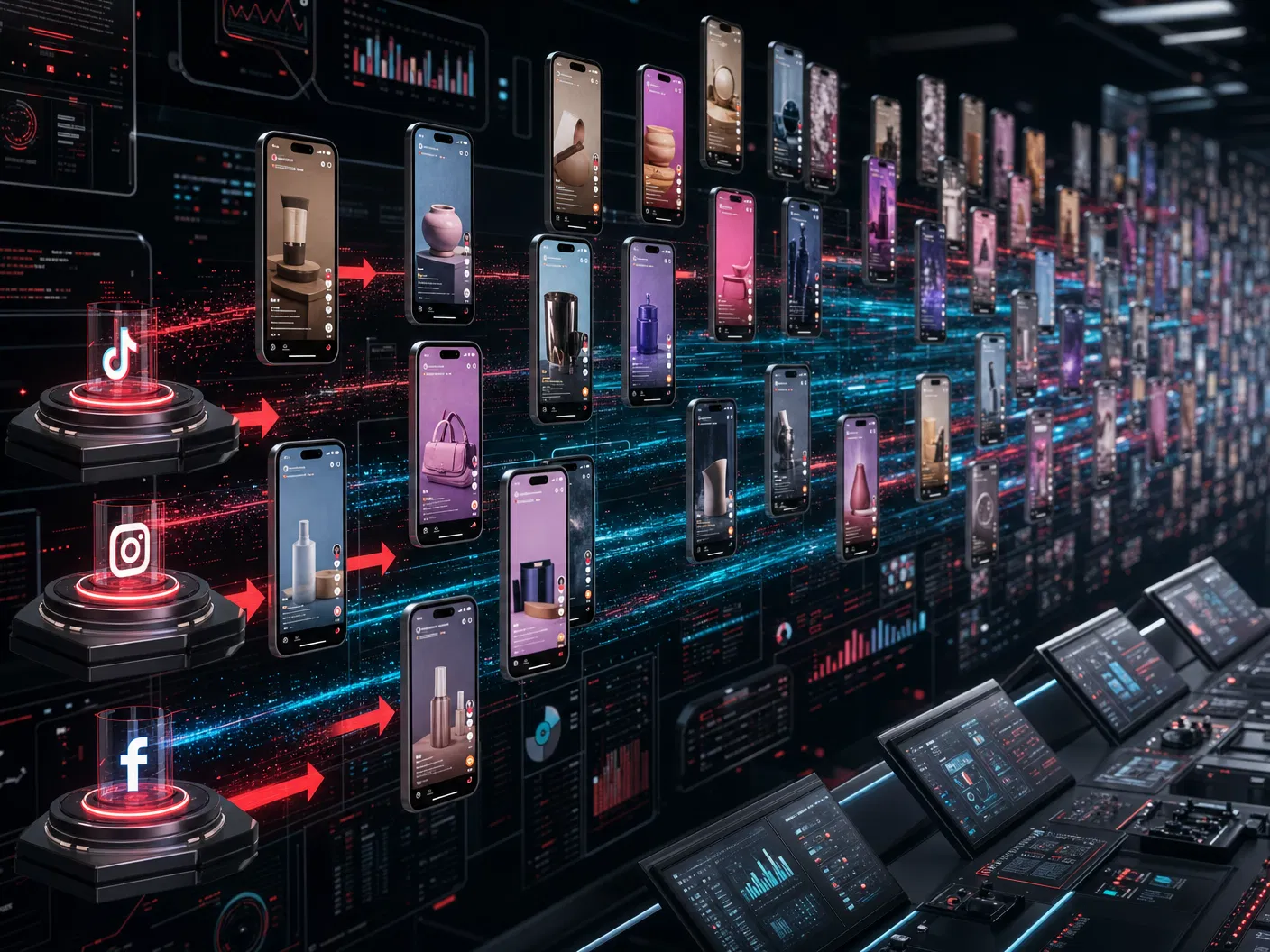 Floating video operations command center