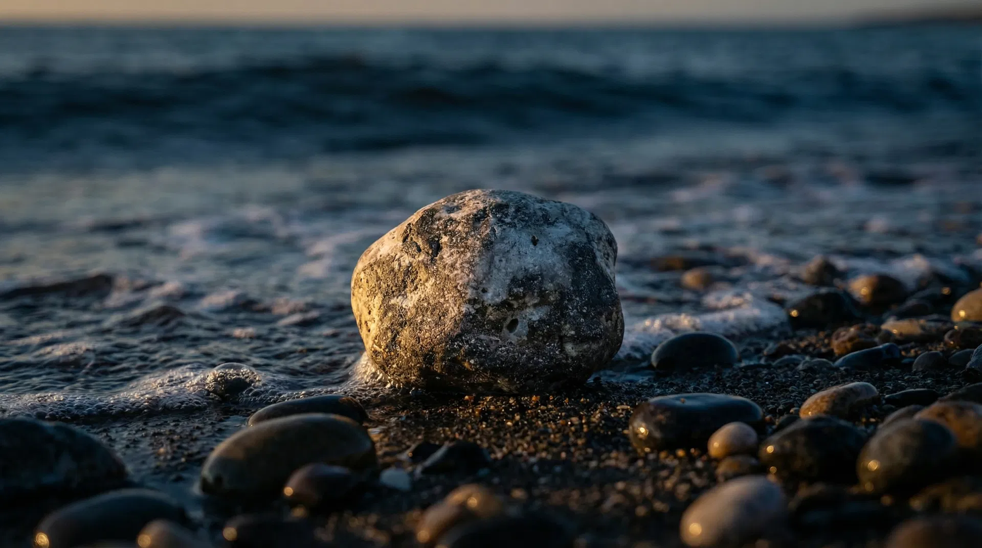 海岸に辿り着いた龍涎香