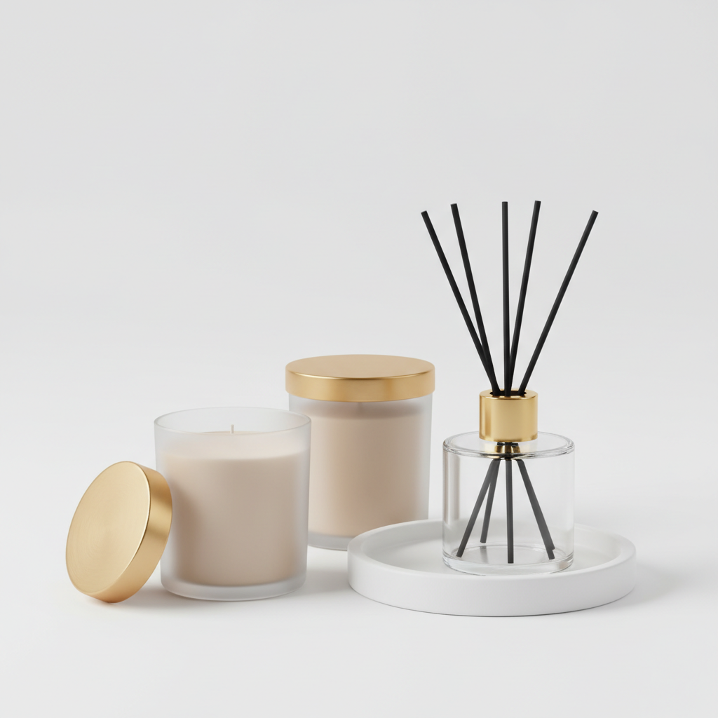 Luxury Scented Candle Set & Diffuser for Home