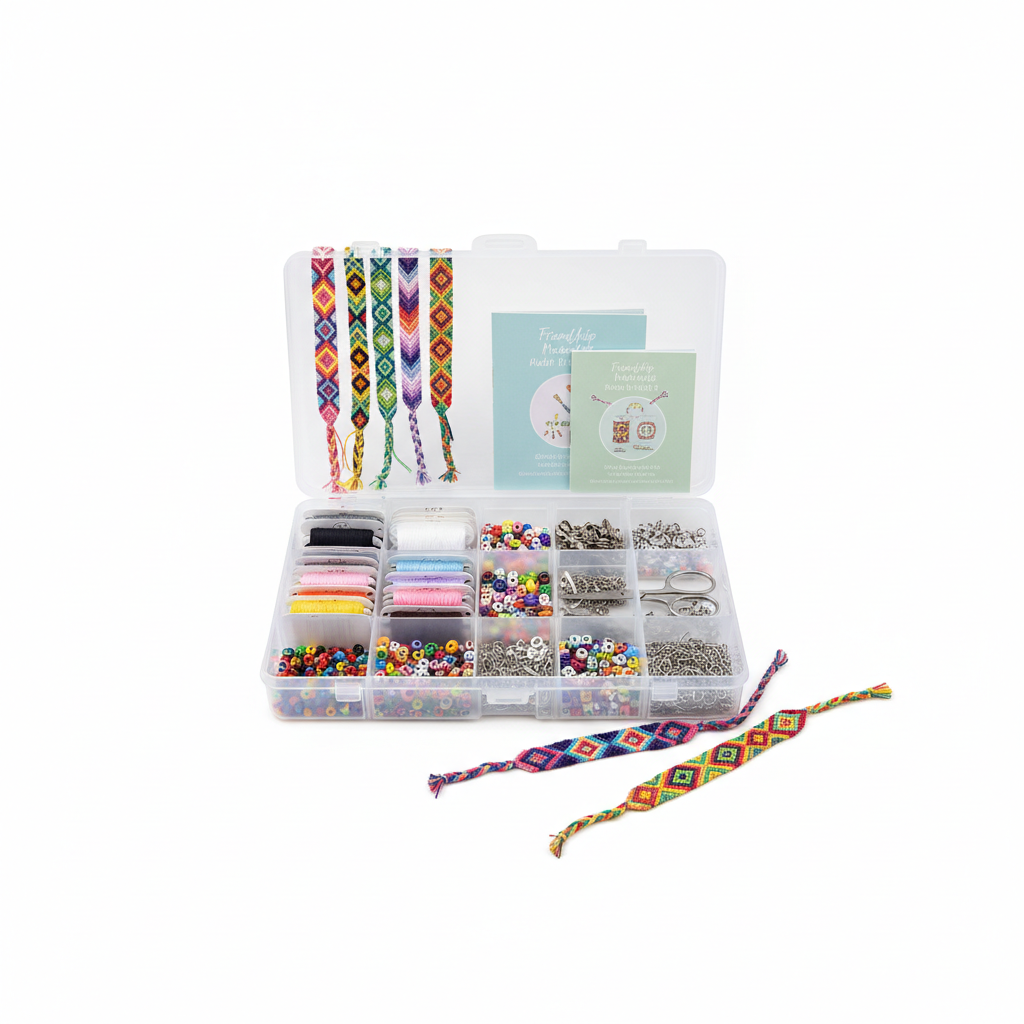 Friendship Bracelet Making Kit with Organizer