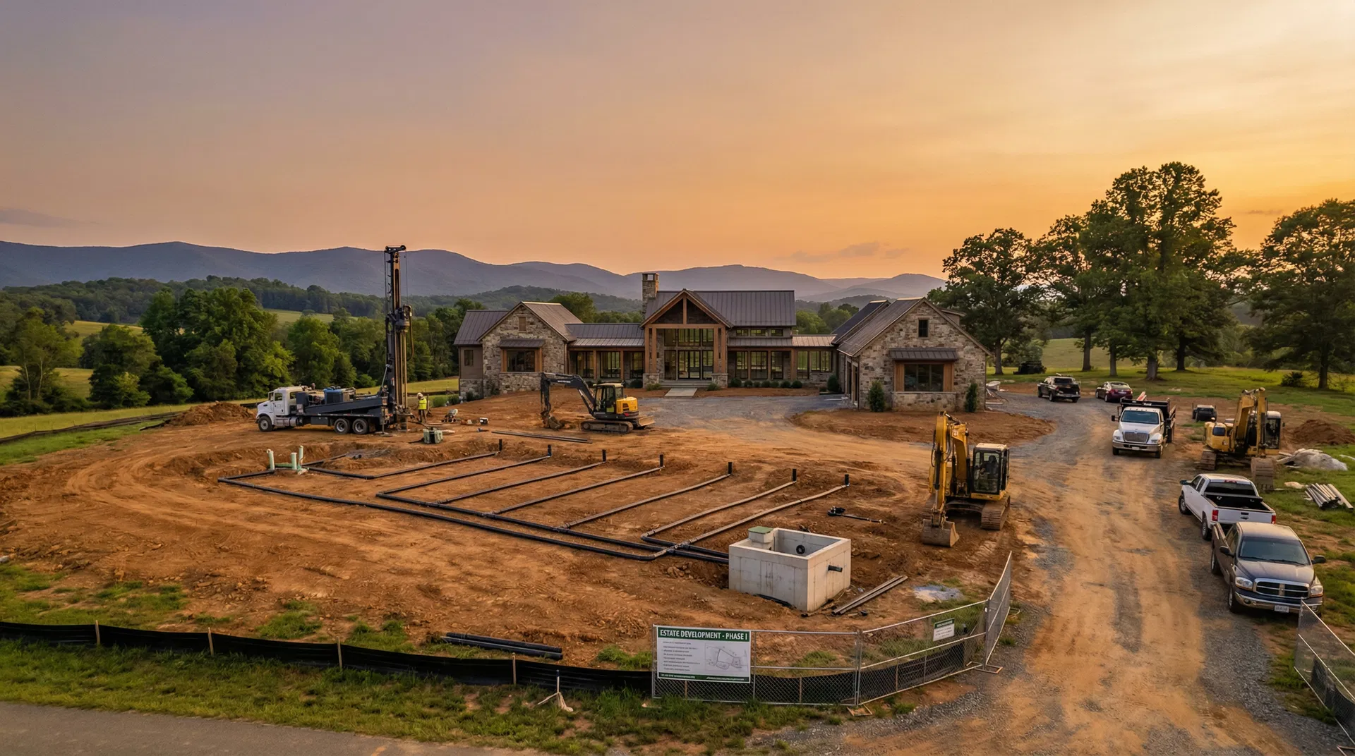 Septic Systems and Well Water Planning for Rural Virginia Estates
