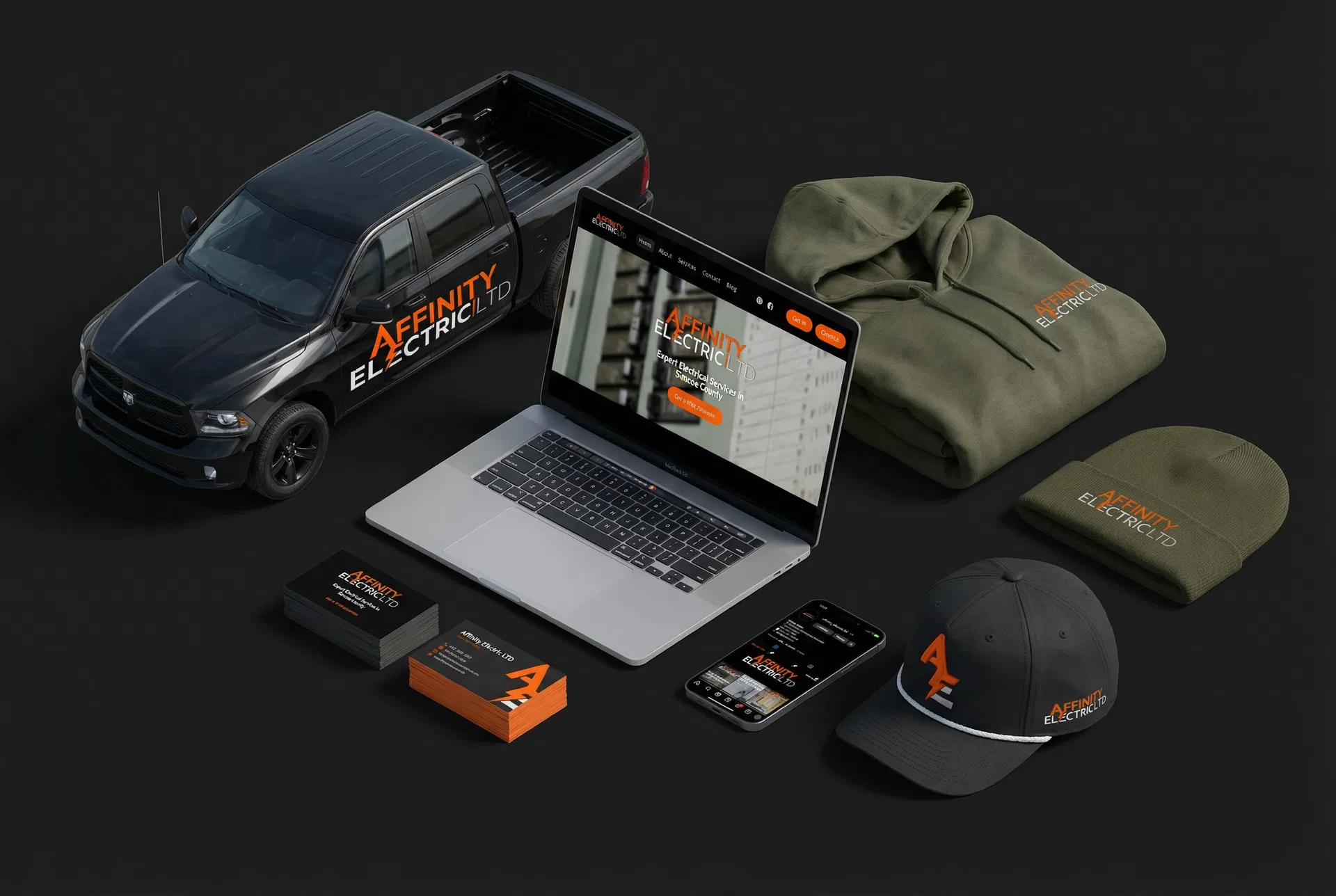 Affinity Electric LTD brand transformation by Adapt Branding