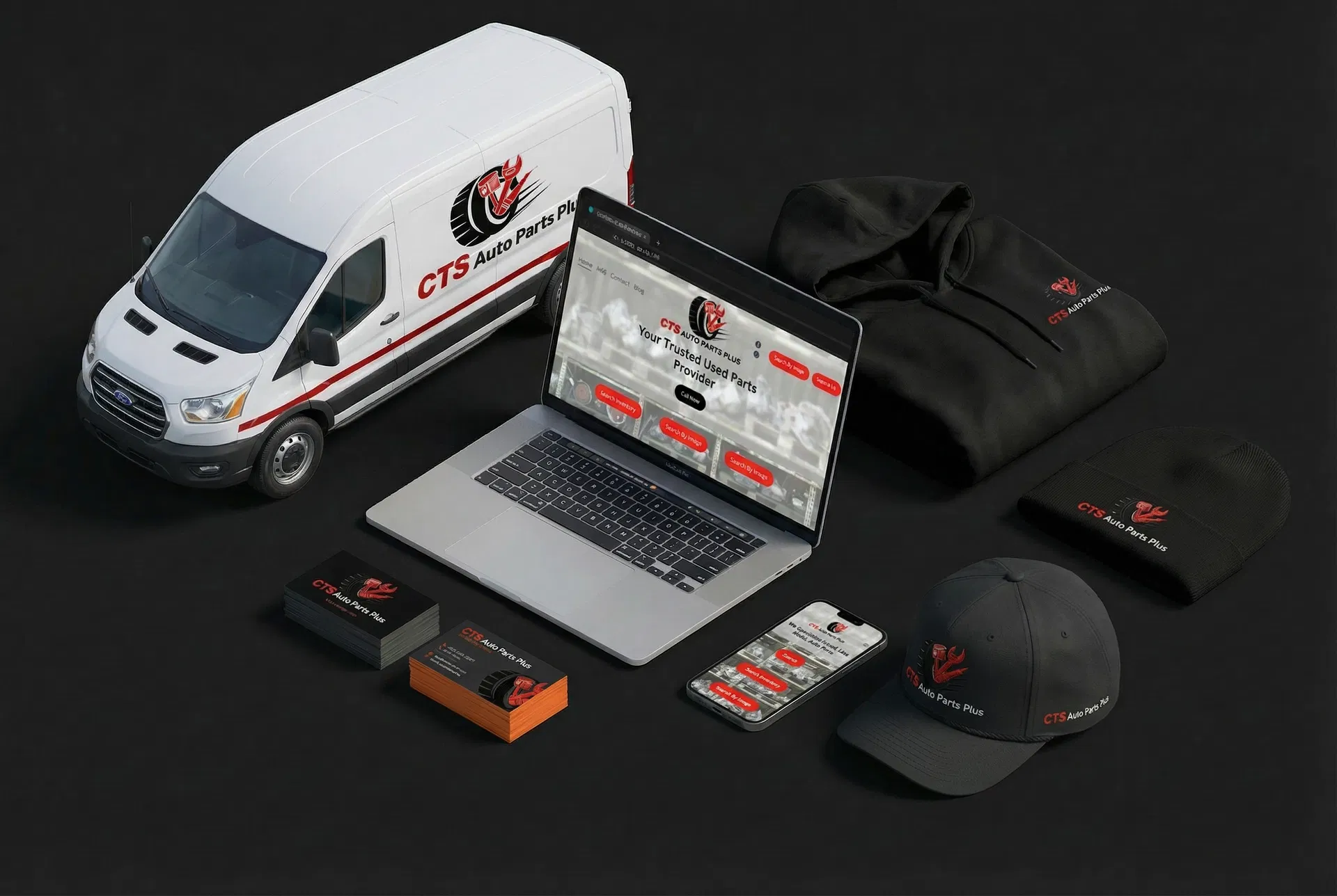 CTS Auto Parts Plus brand transformation by Adapt Branding