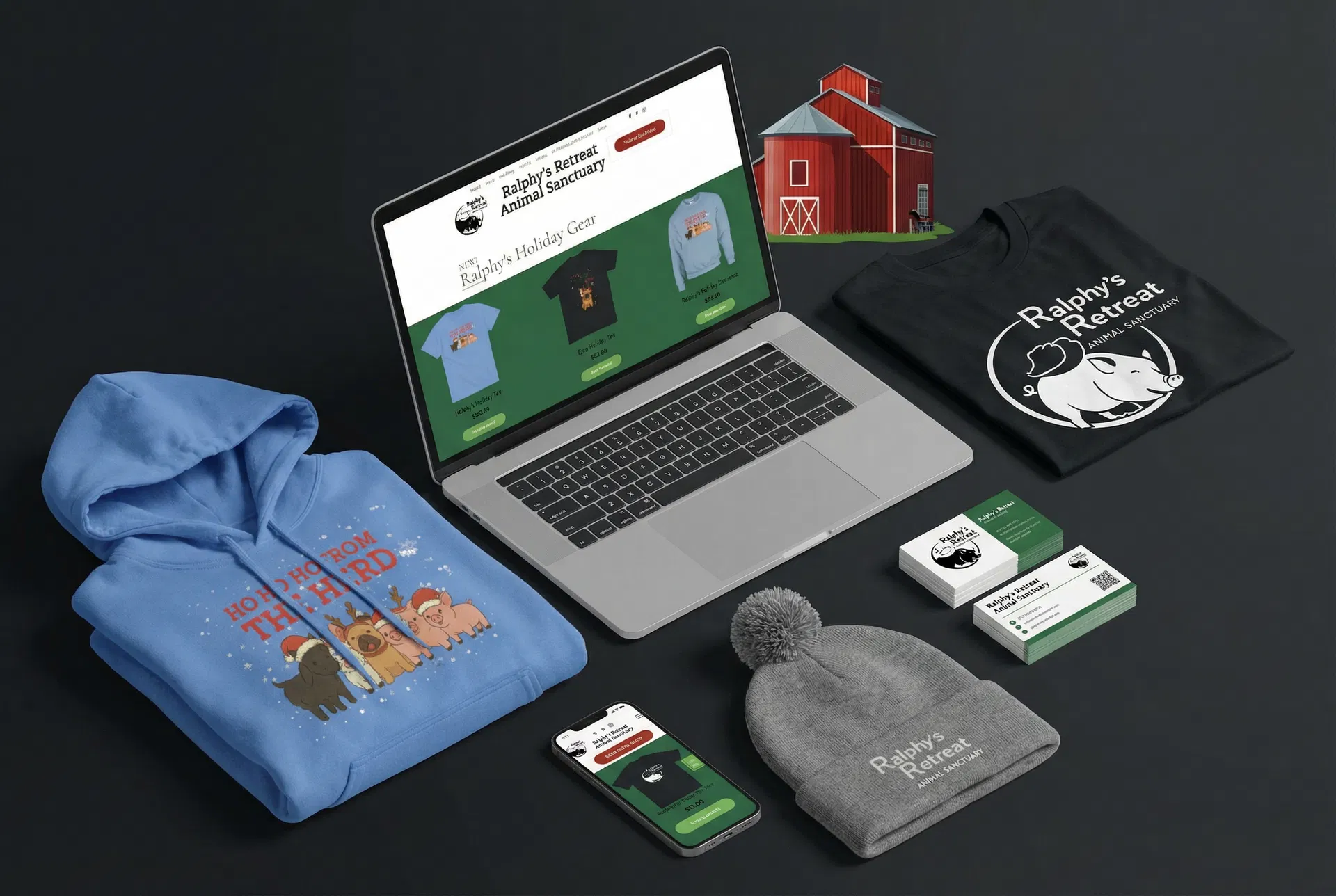 Ralphy's Retreat Animal Sanctuary brand transformation by Adapt Branding
