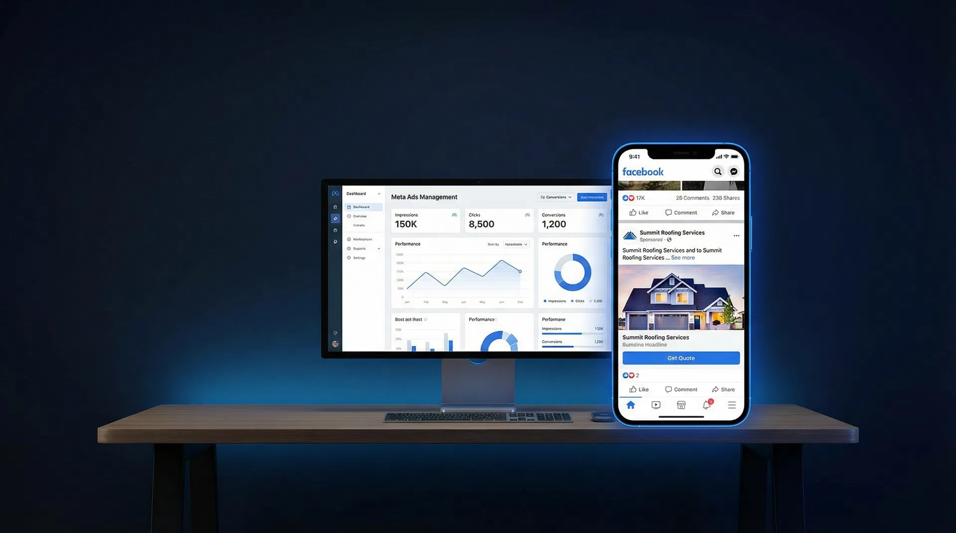 Meta Ads Management for trades businesses in Simcoe County