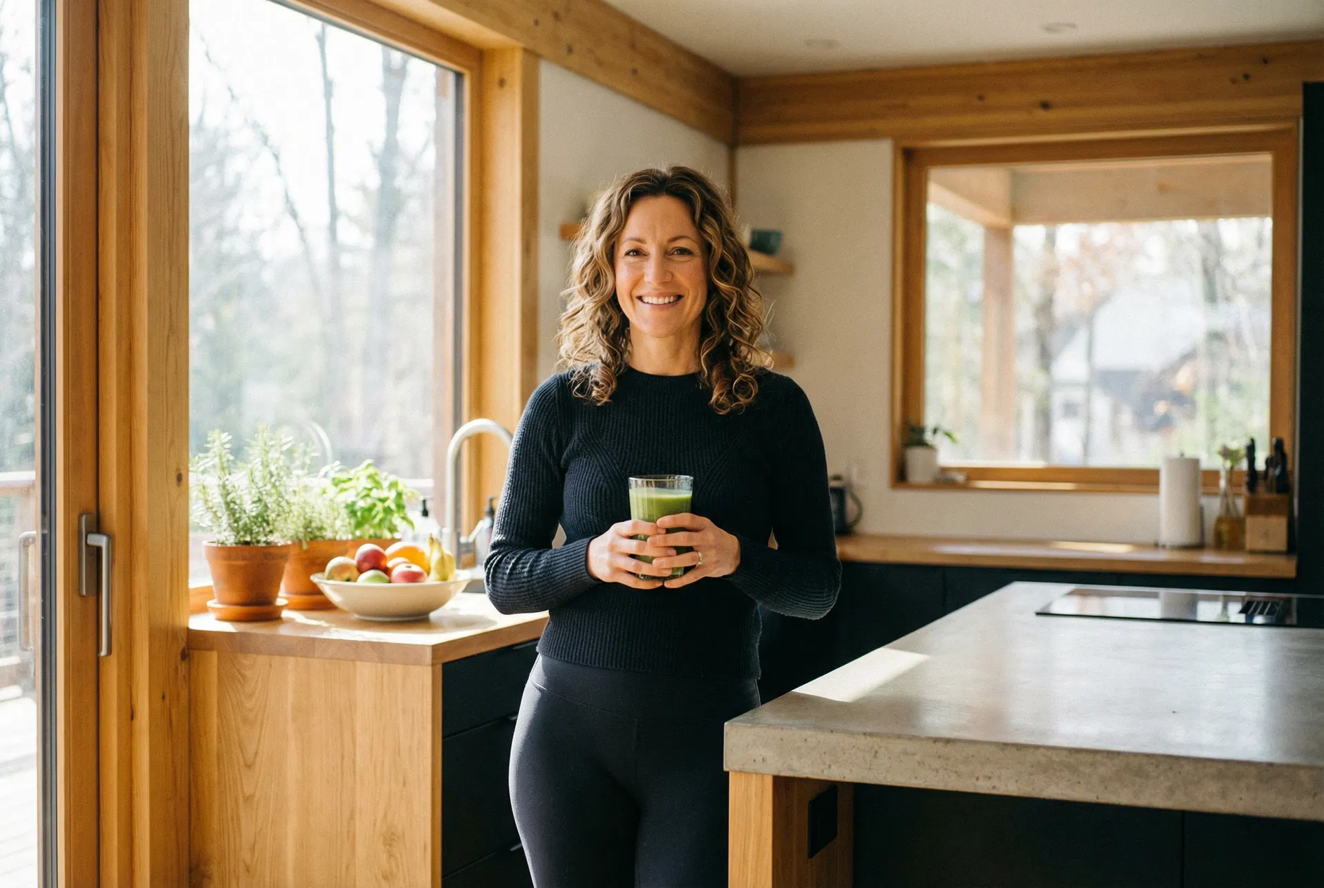 Woman feeling confident and healthy after Evolve weight loss program