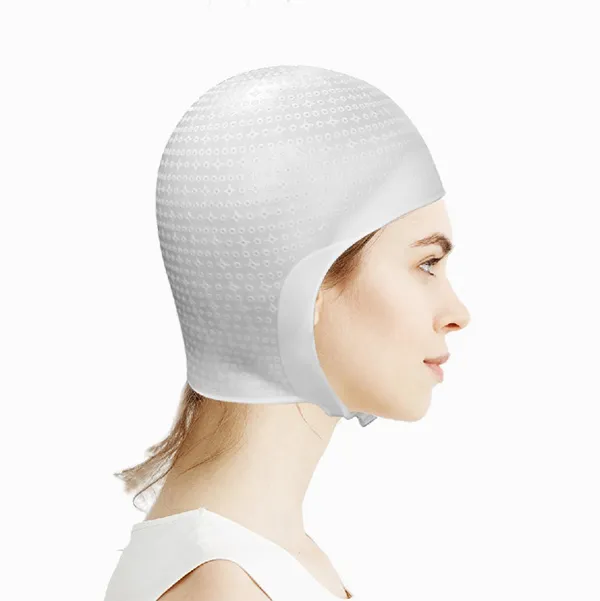 TOUCA P/ MECHAS POLI SILICONE - NATURAL - C/ ALCA - 1000 PRE FUROS DE 1,8MM