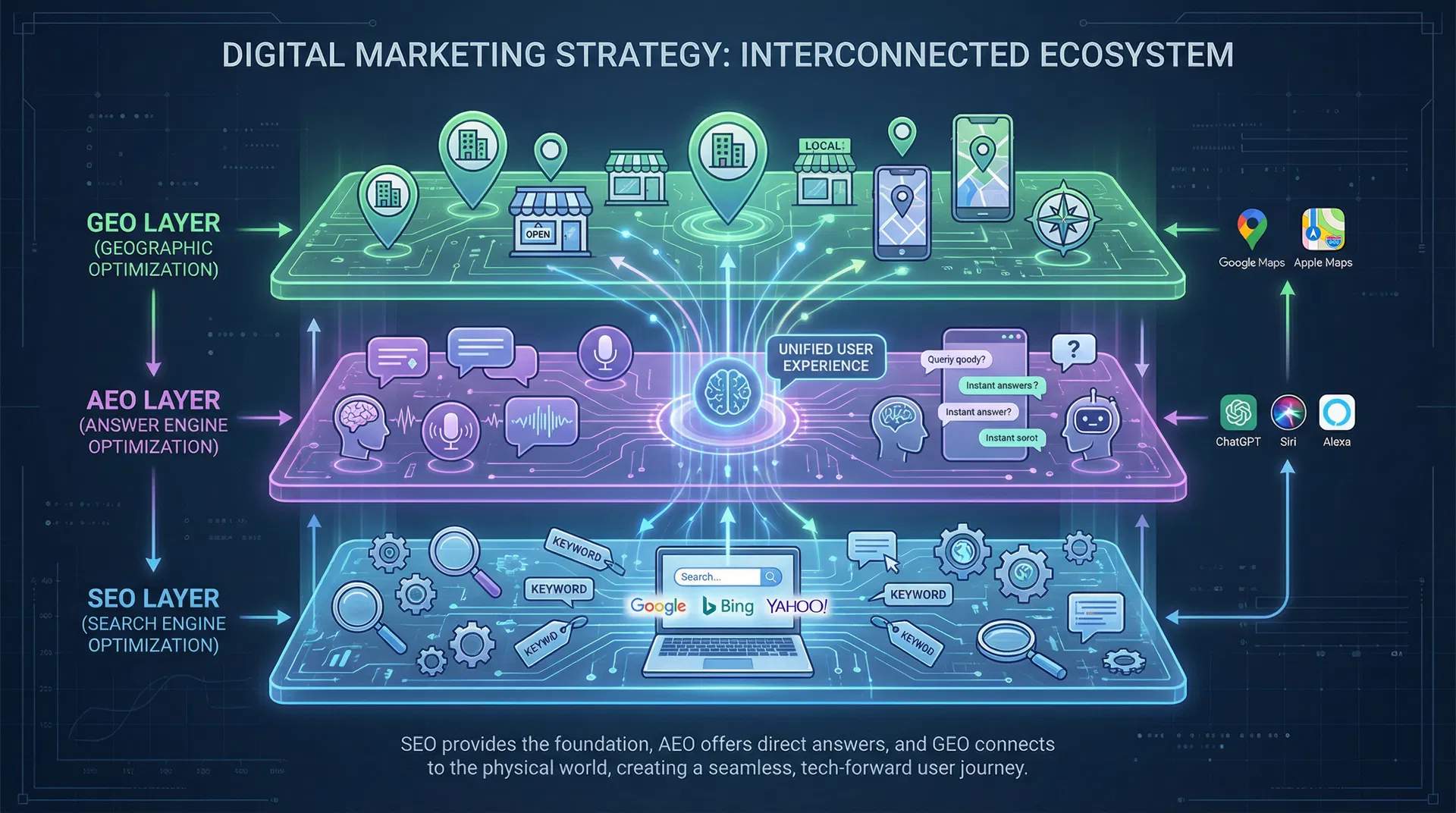 SEO, AEO e GEO: Como Aparecer nas Respostas da IA