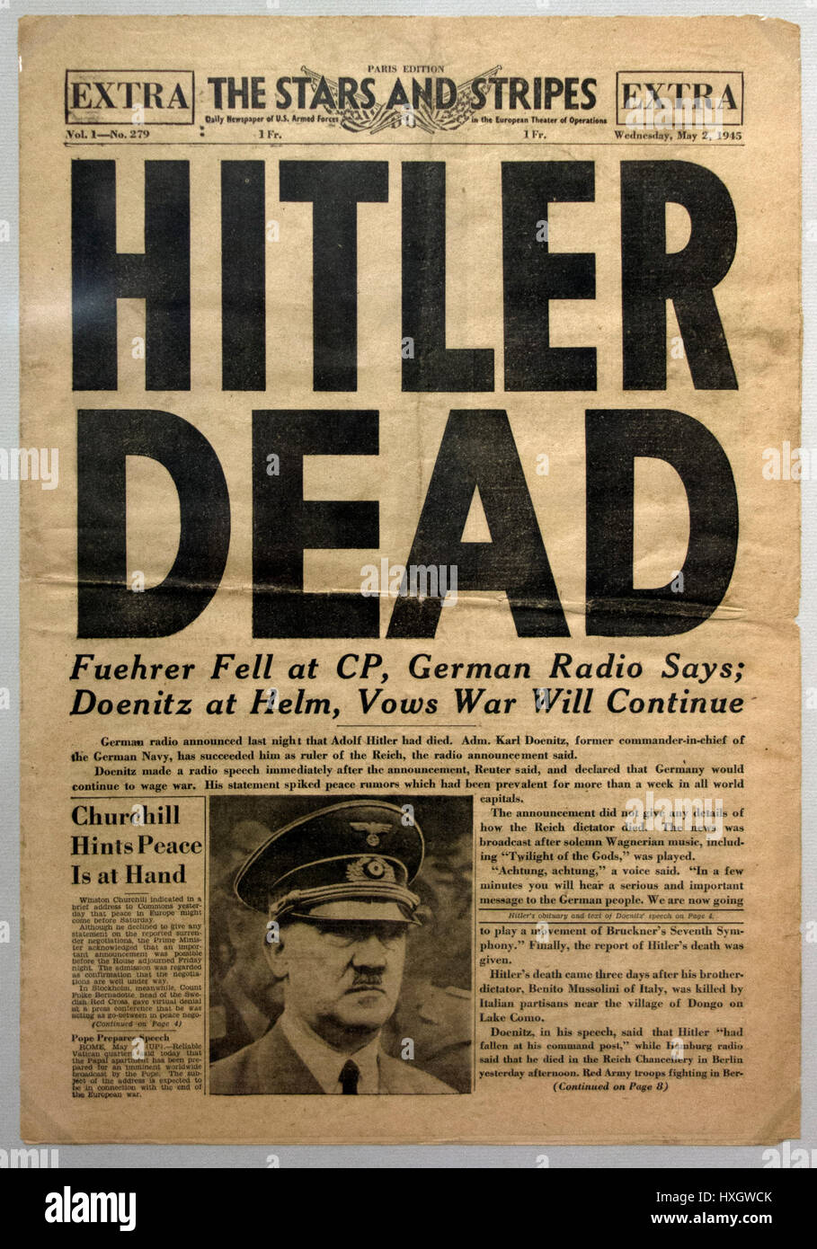 Hitler dead
