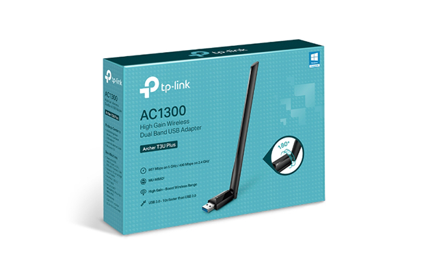 TP-Link Archer T3U Plus AC1300 High Gain Wireless Dual Band USB Adapter 2