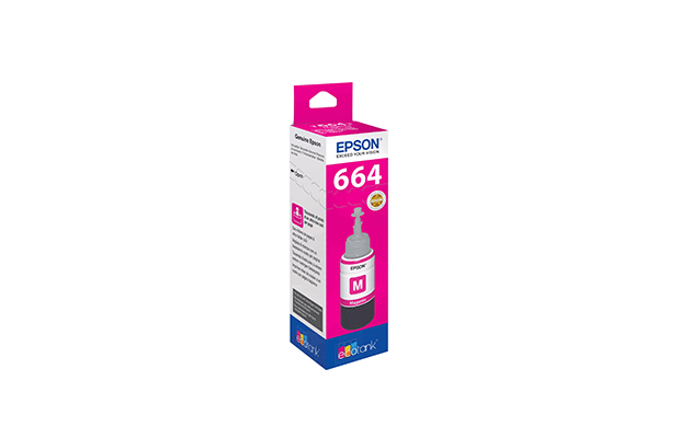 Ink Epson T6643 Magenta 70ML Ink Bottle For Printer L130/L380/L1300/L800