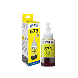 Vibrant Yellow Ink for Epson EcoTank Printers: T6734 (C13T673400) - Genuine Epson Quality