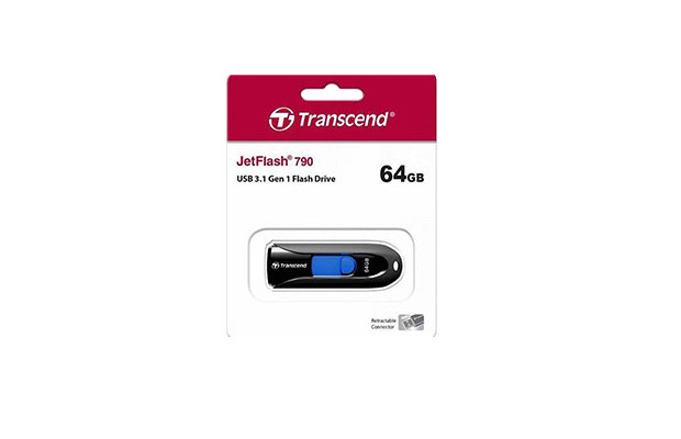 USB Flash Drive 64GB Jet Flash 790 Transcend TS64GJF790K