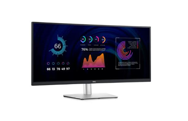 Dell 34" P3424WE LCD Monitor Curved USB-C Hub With (3440x1440) HDMI (HDCP 2.3)- 3Years 2