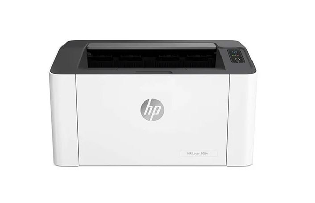 HP LaserJet 108w Printer - (4ZB80A), Print only, Print speed up to 21 ppm (black) USB, Wi-Fi-1Y