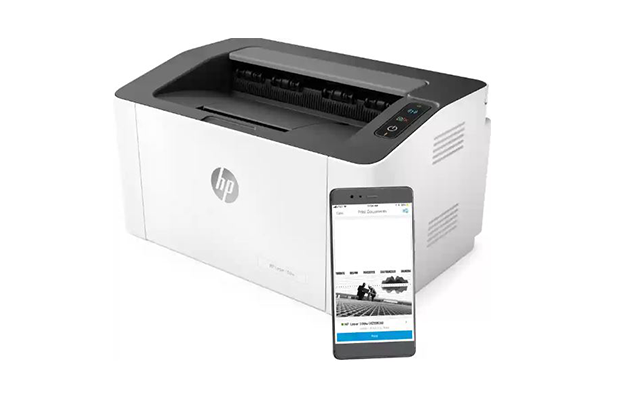 HP LaserJet 108w Printer - (4ZB80A), Print only, Print speed up to 21 ppm (black) USB, Wi-Fi-1Y 2