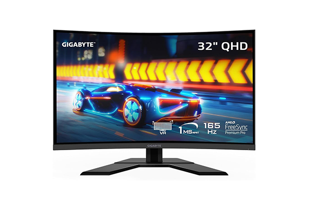 Gigabyte 32 G32QC VA-1500R QHD (2560x1440)-165Hz (HDMI-DP) Gaming Monitor (3years)