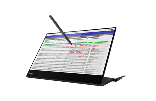 Lenovo ThinkVision M14t 14" FHD Touch USB Type-C Monitor (1920x1080), 3-Years 2