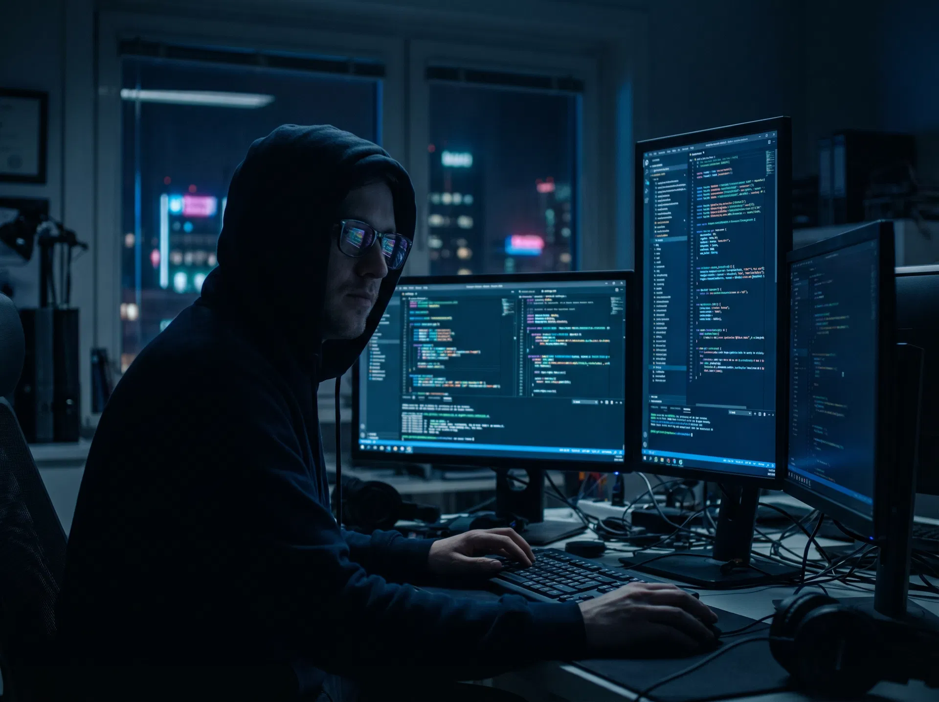 Filipino developer at work