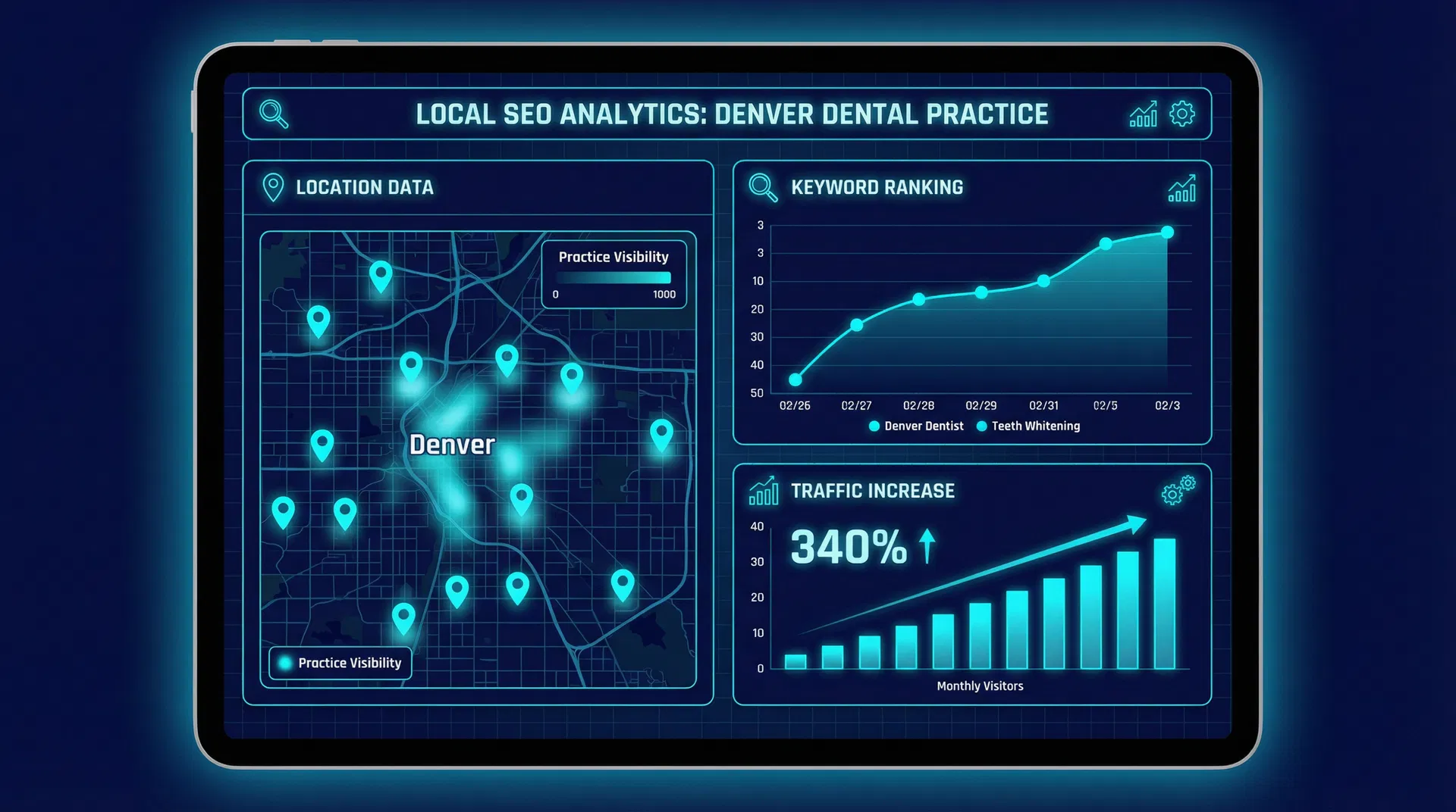 Florida Luxury Cabinets results dashboard