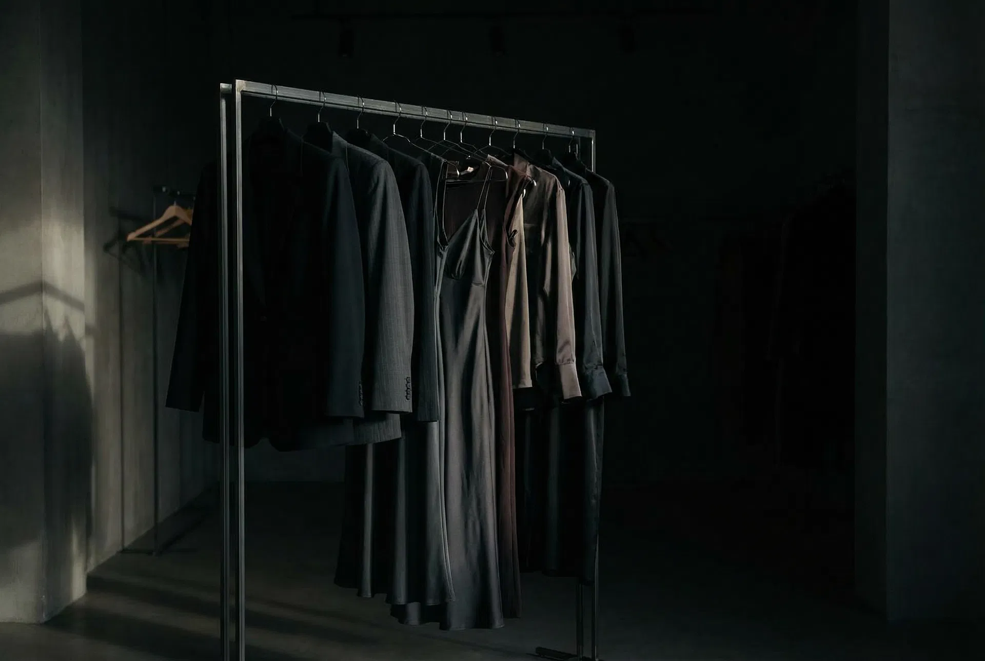 Curated fashion rack