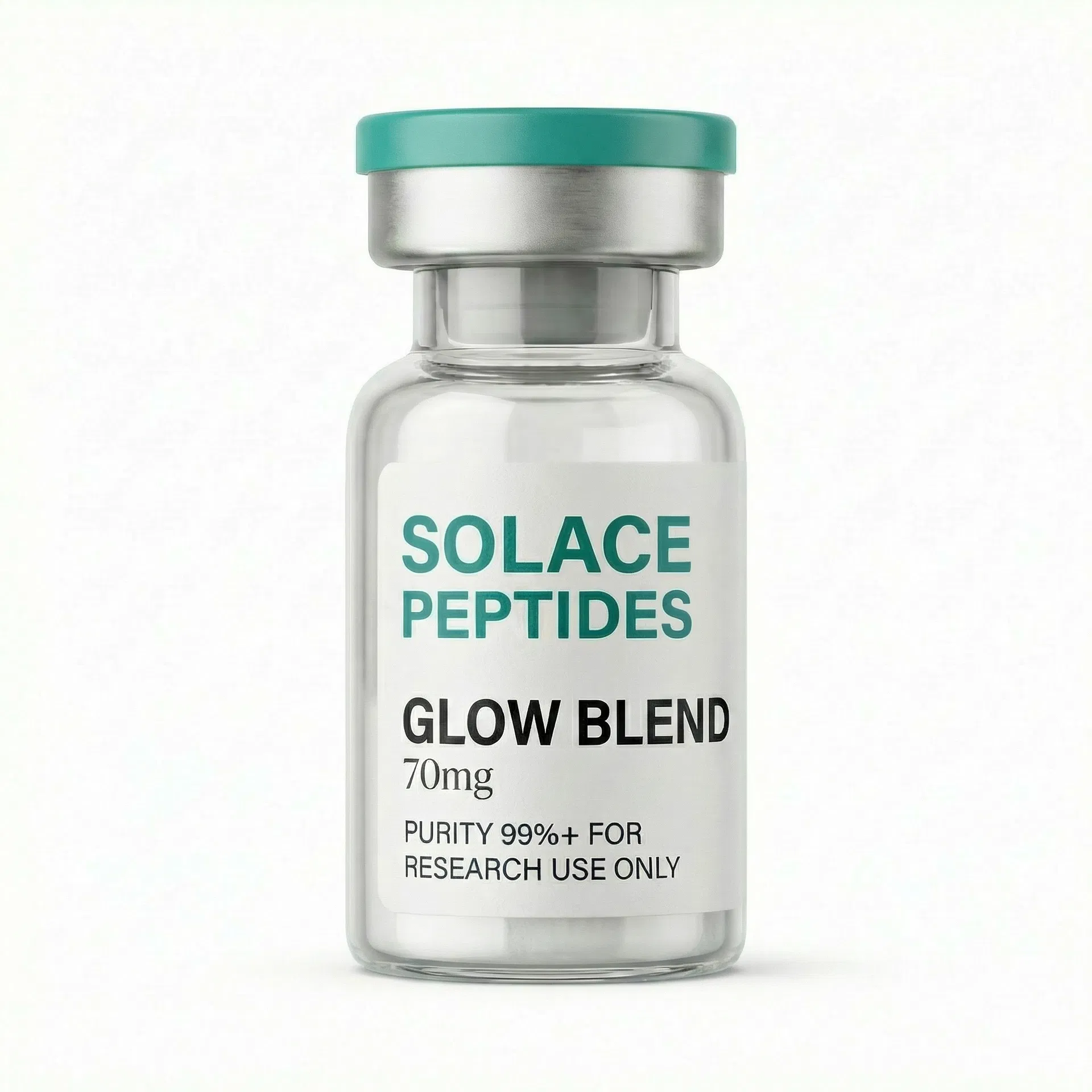 GLOW Blend — 70mg (10mg/10mg/50mg) — Solace Peptides