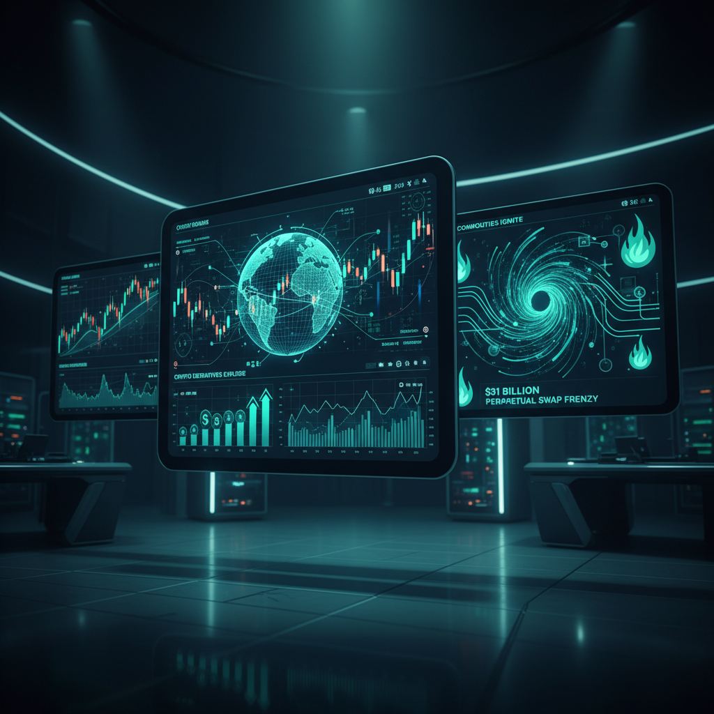 Crypto Derivatives Explode: Commodities Ignite $31 Billion Perpetual Swap Frenzy
