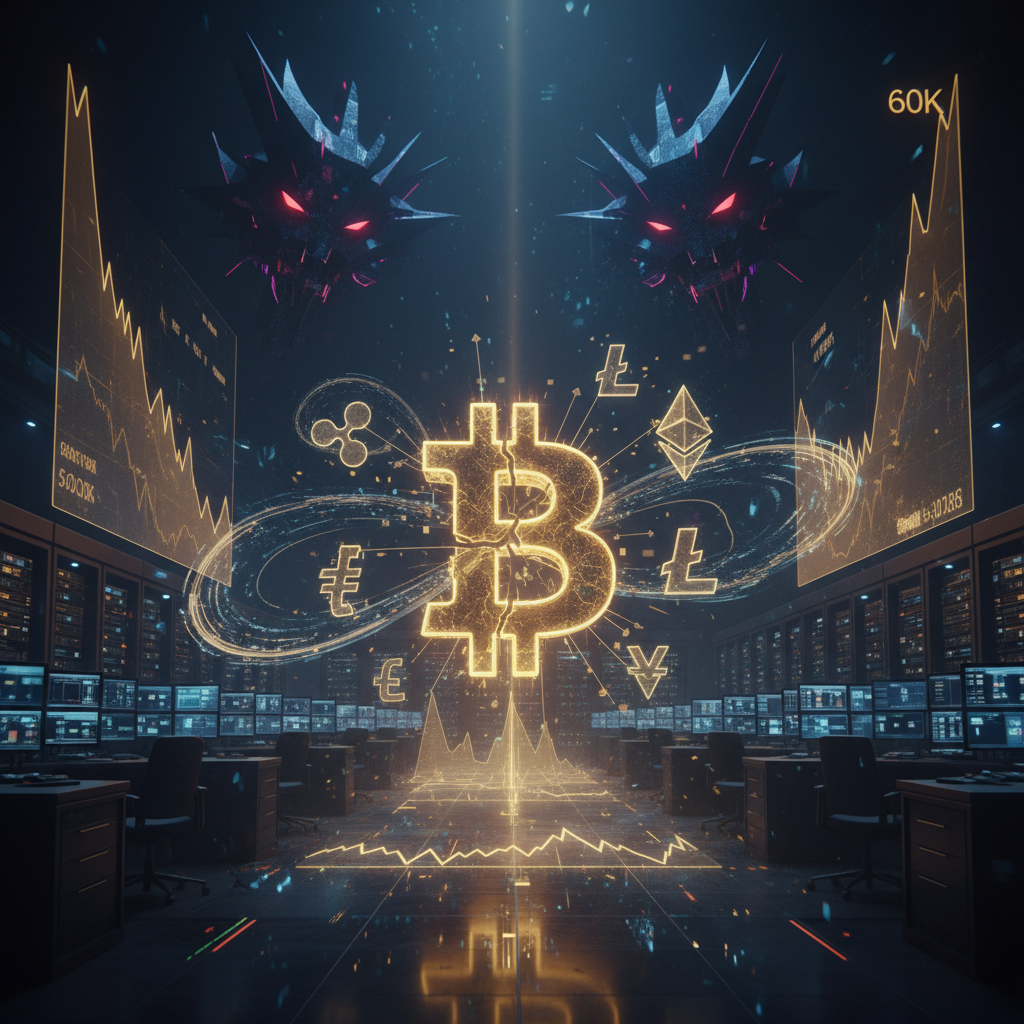 Bitcoin's Brutal April: AI Threats Loom as $60K Looms