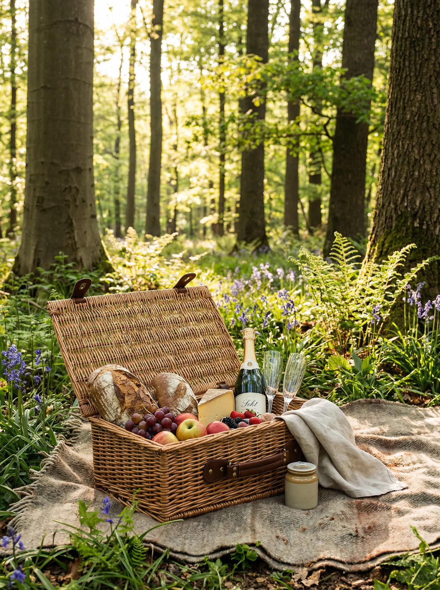 Picknick im Wald
