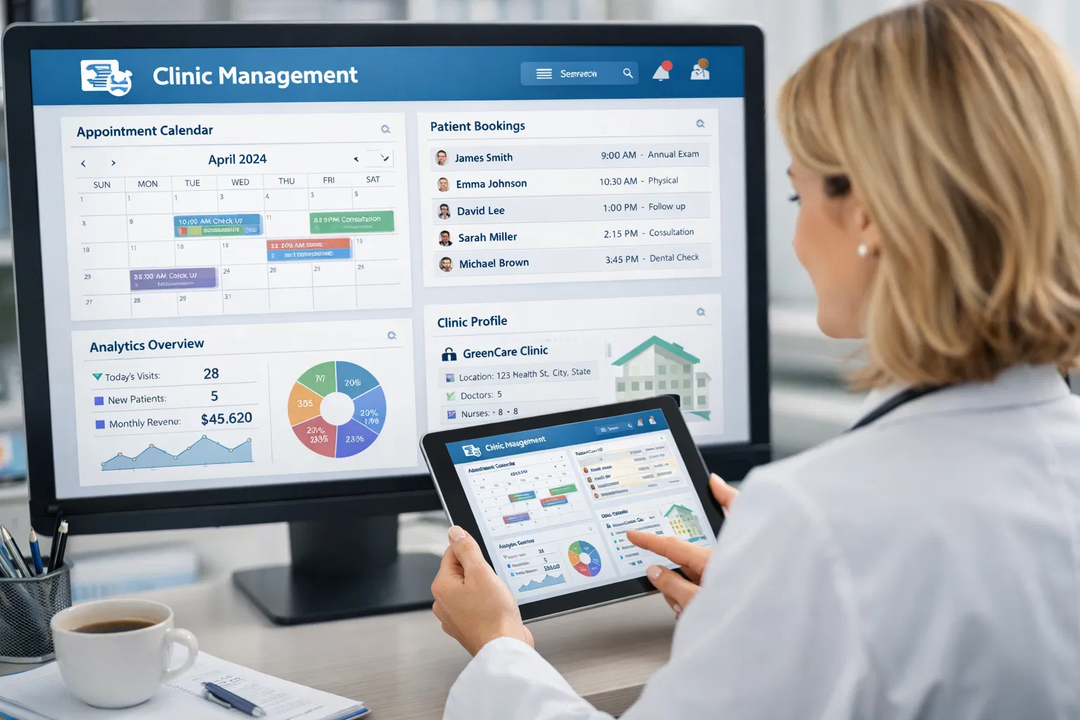Clinic Management Dashboard