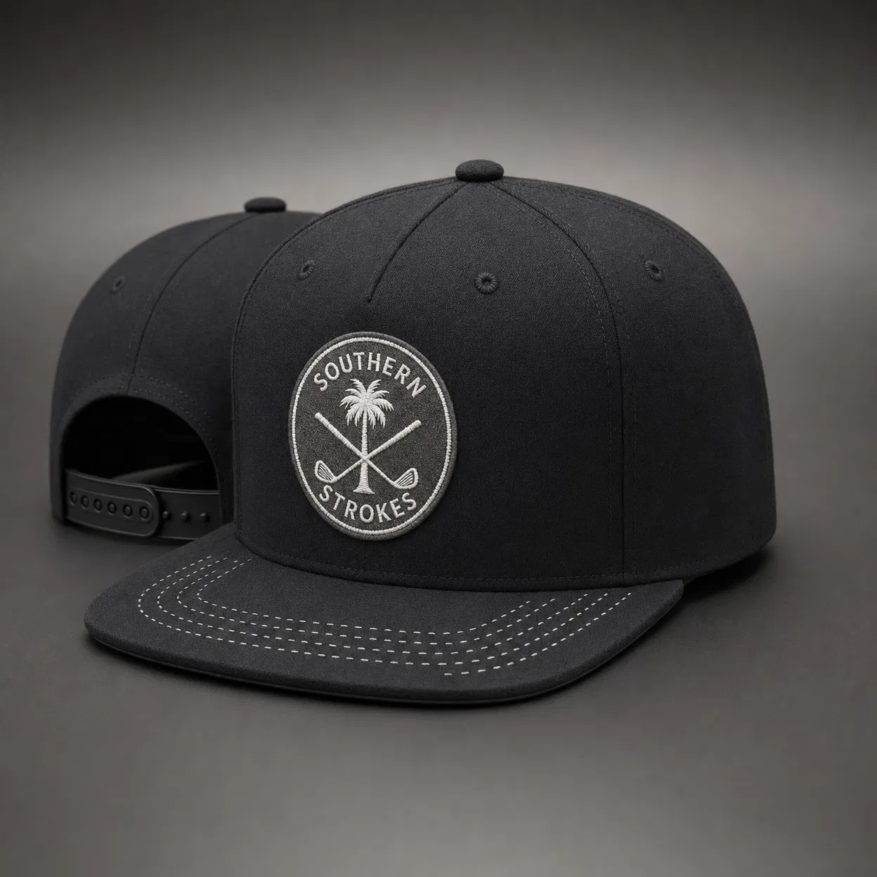 Black · Patch + Brim Detail