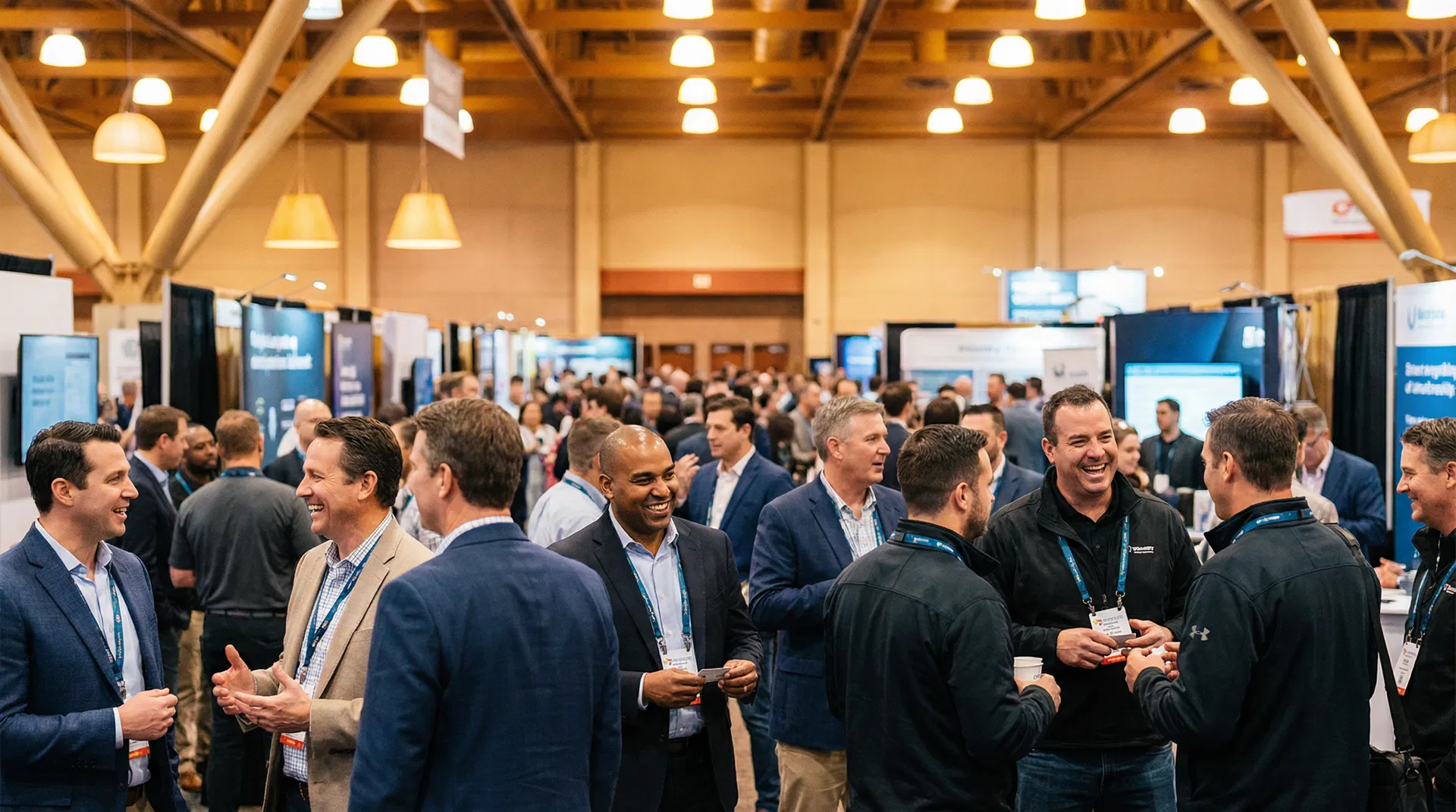 THE YARD LIVE conference attendees networking