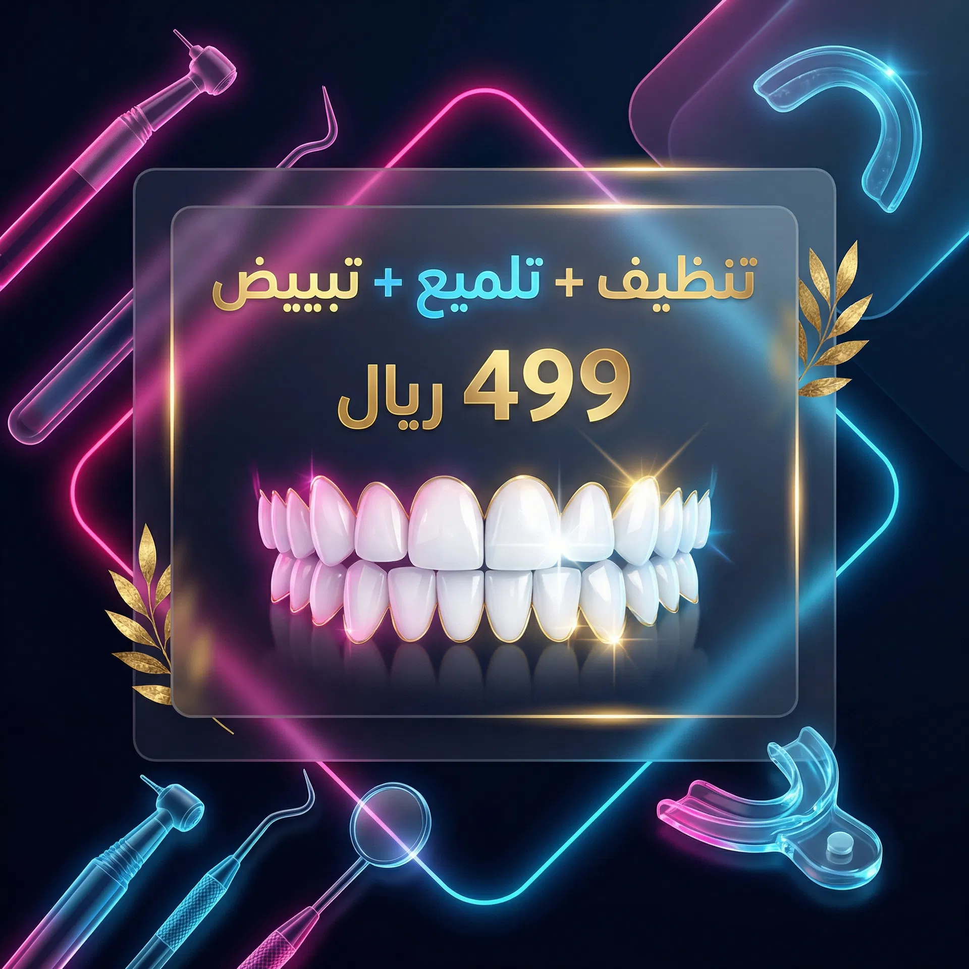 تنظيف + تلميع + تبييض