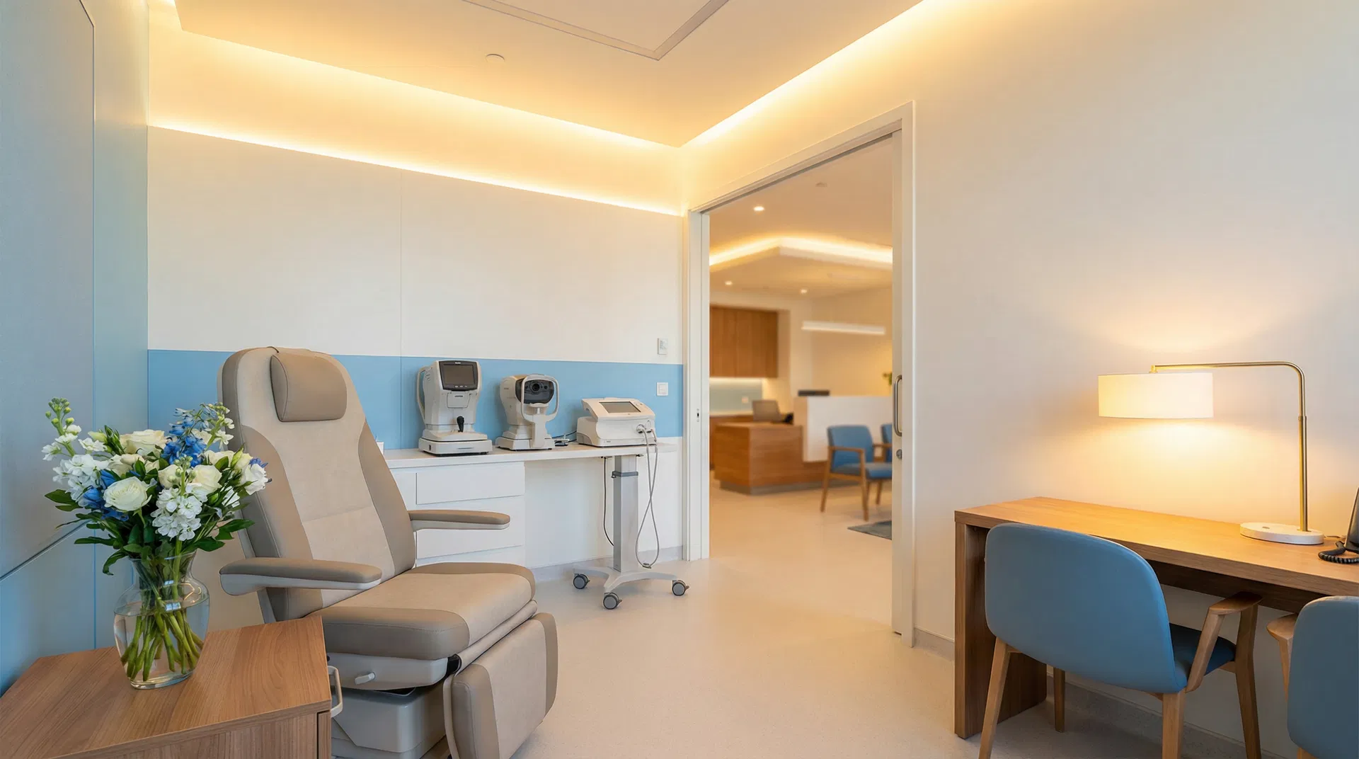 Medical clinic interior