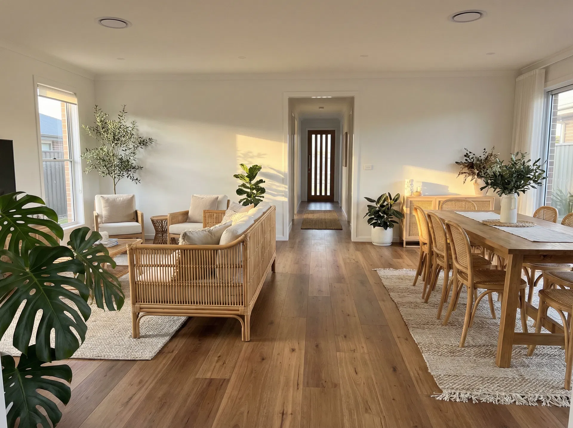 Beautifully finished flooring in a home