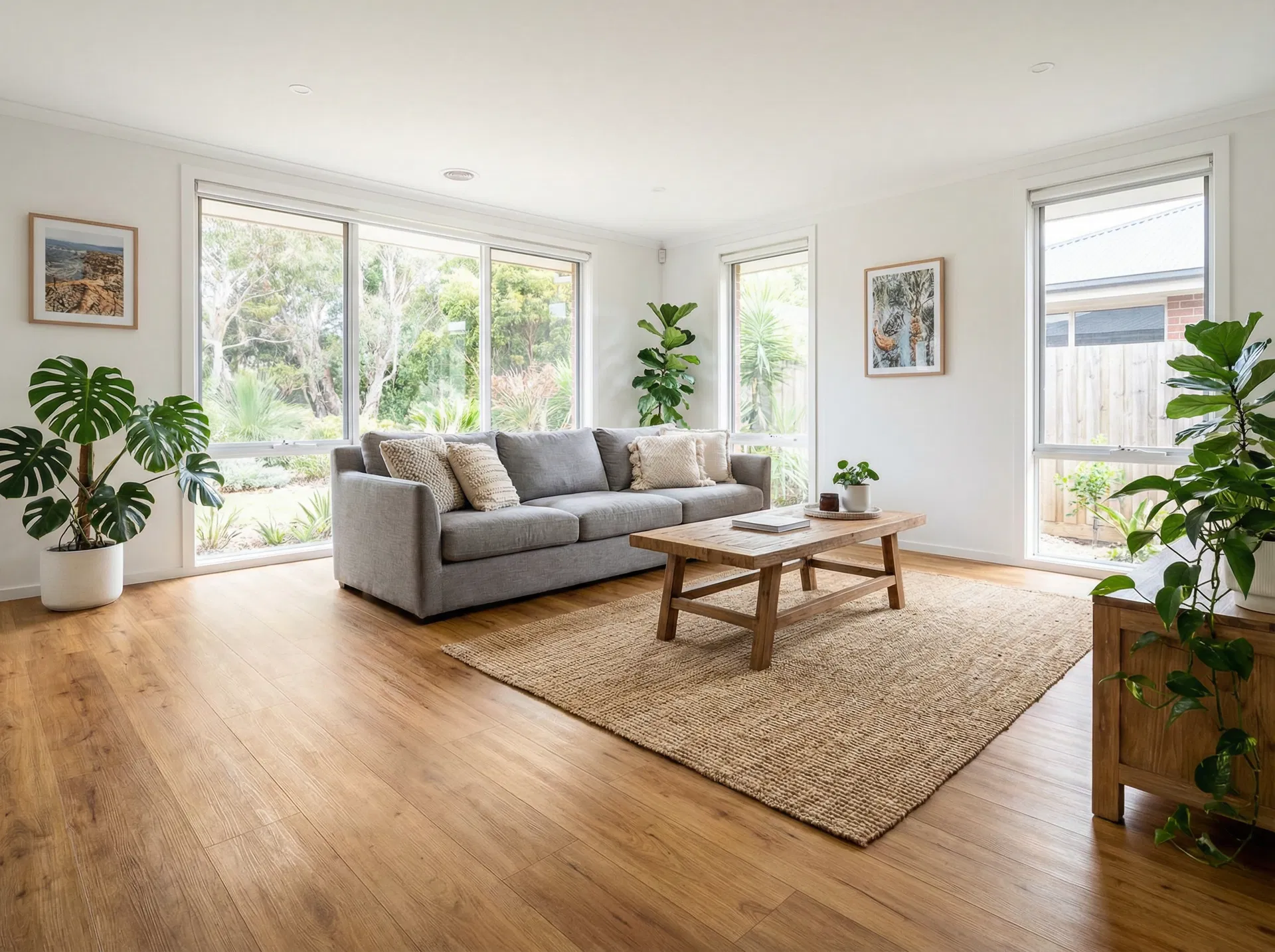 Laminate living room