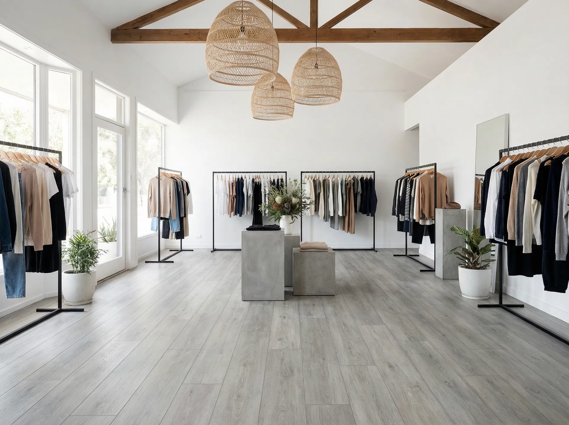 Retail store flooring