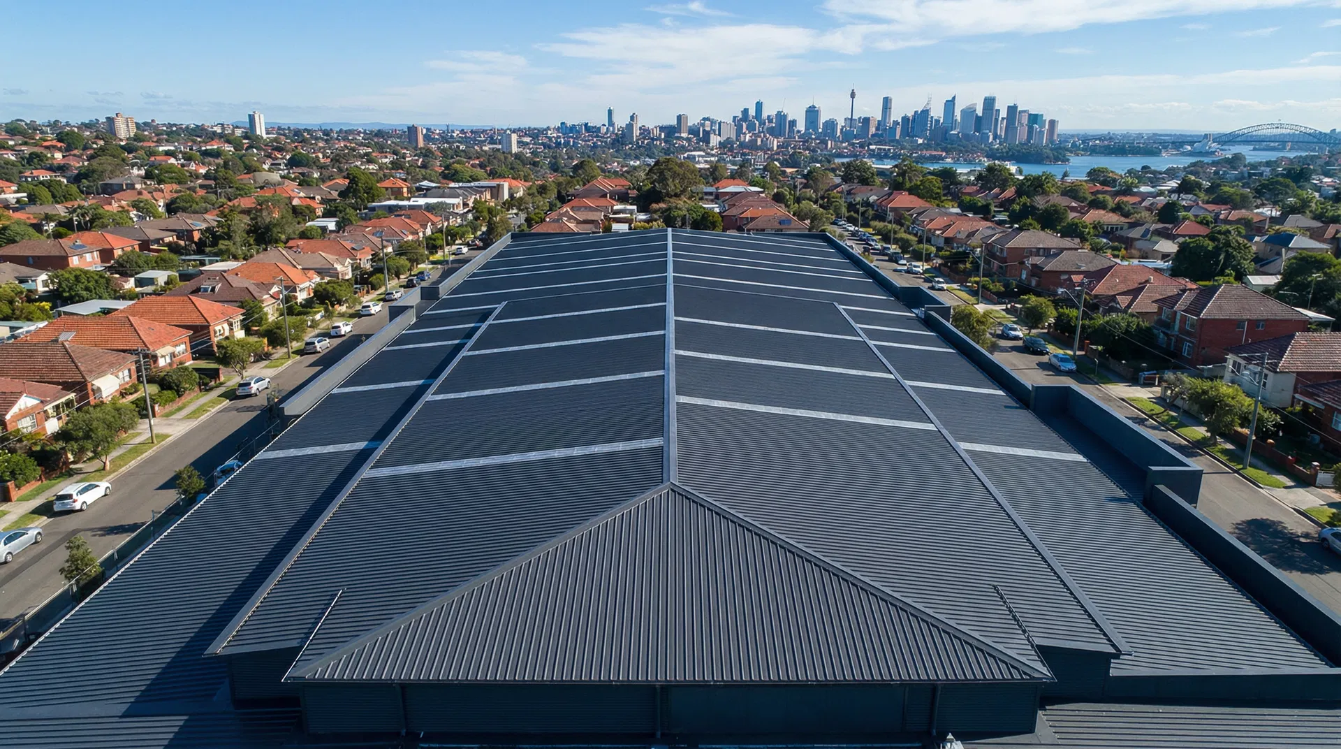 Construx Solutions commercial roof project Sydney