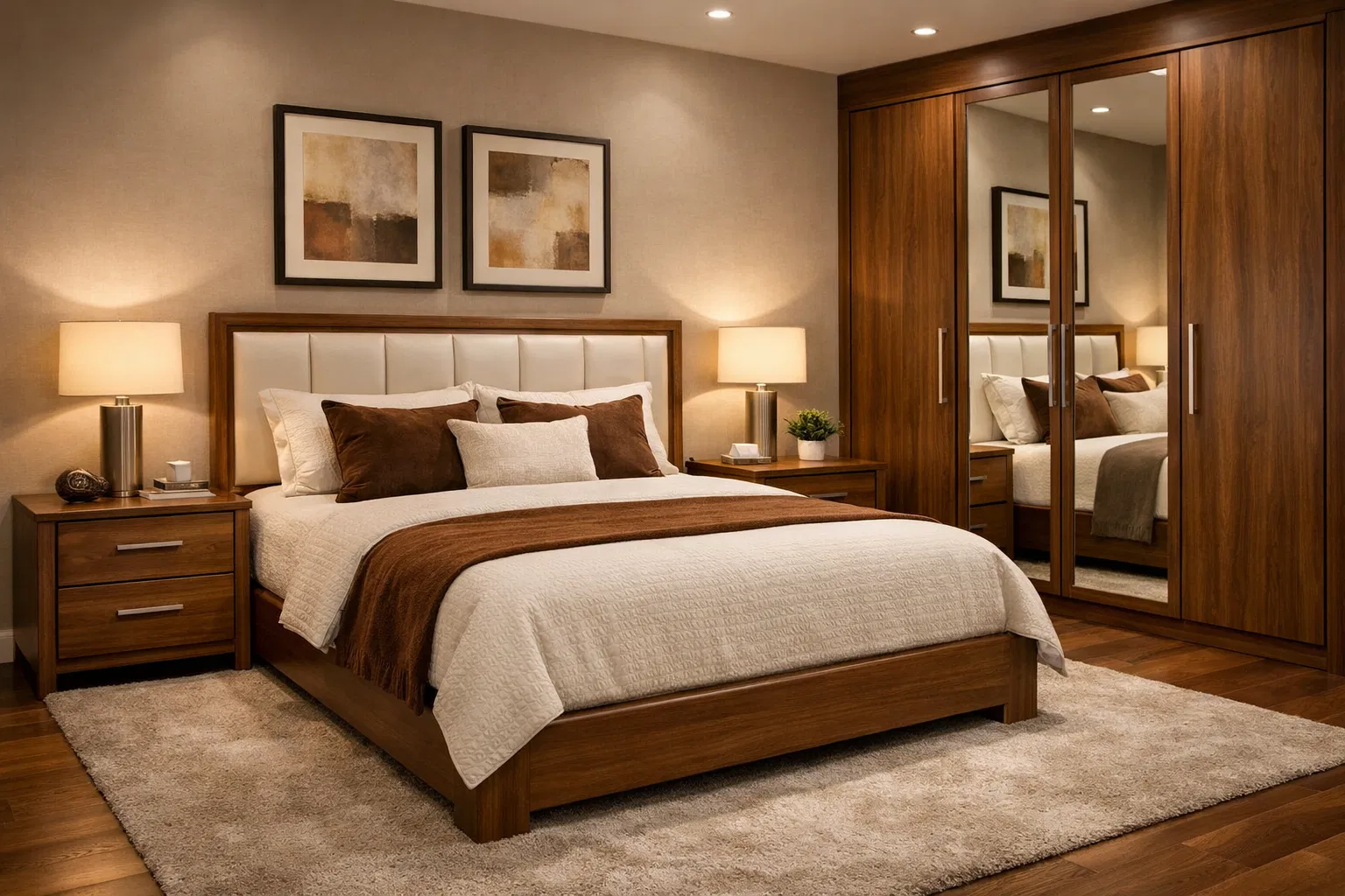 غرفة نوم حديثة