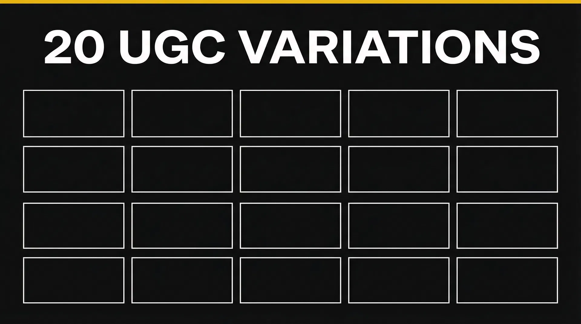 Workflow: 20 UGC Video Variations from a Single Direction