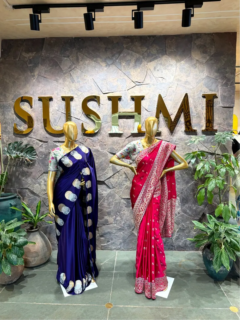 SUSHMI atelier — where master weavers create handwoven sarees