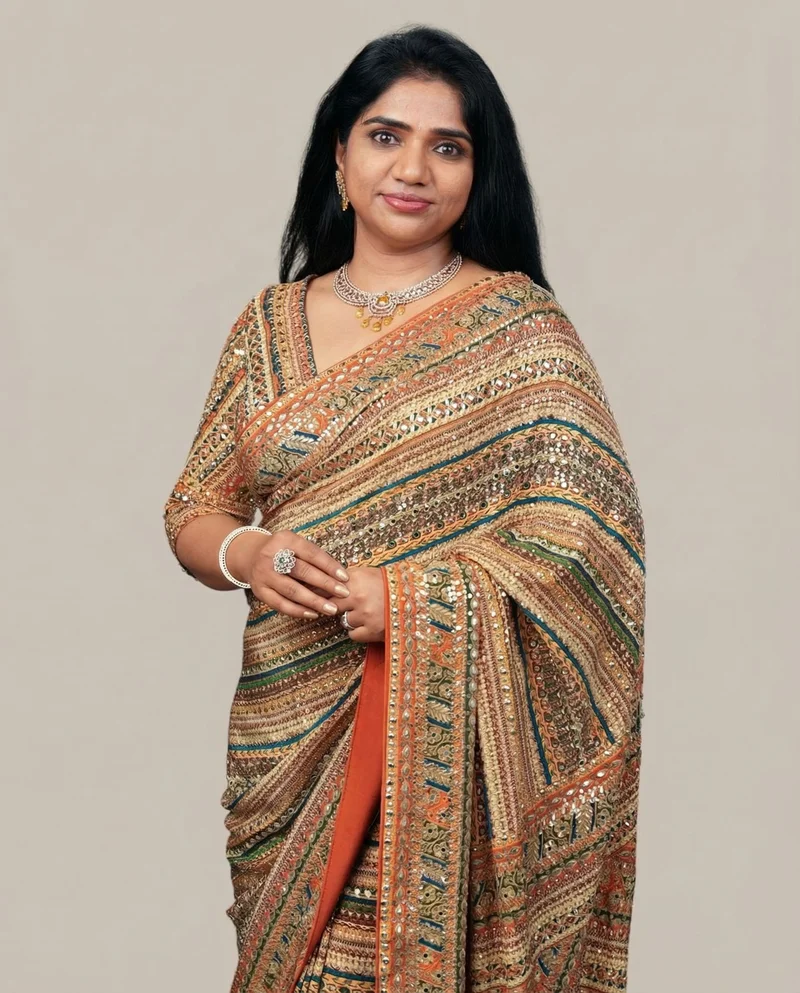 Cocktail and designer sarees — contemporary styling for modern occasions