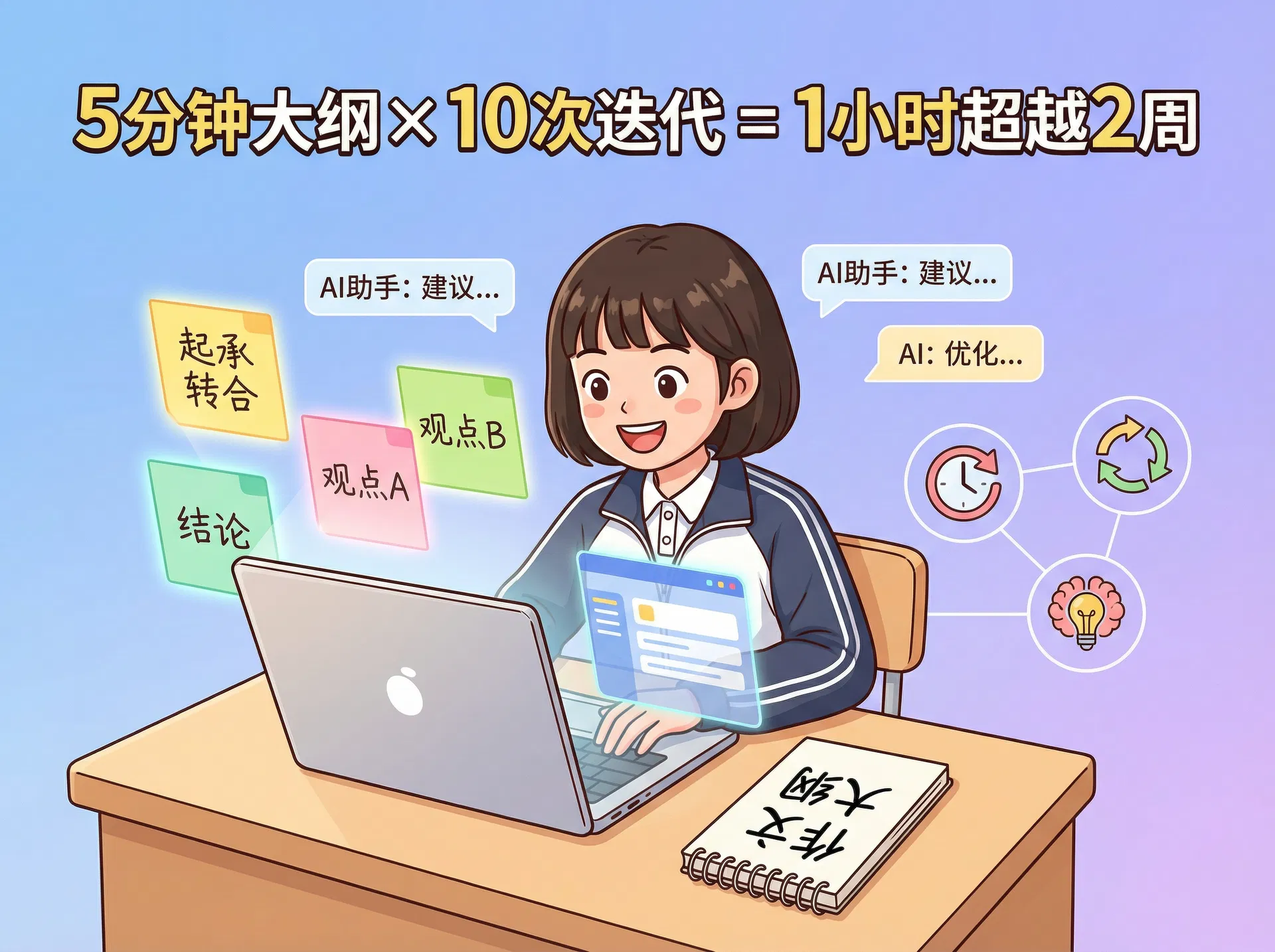 我用AI把作文训练从"手工作坊"变成"工业化迭代"——小Q的故事