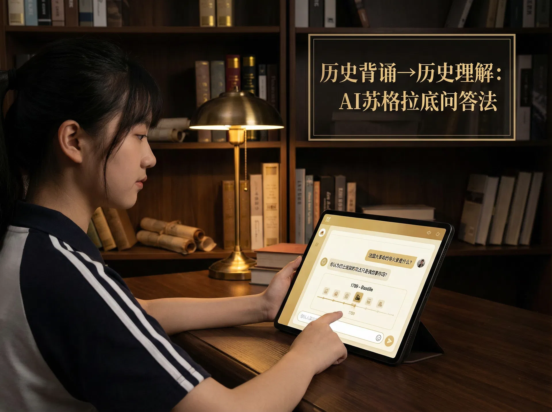 历史从"背诵机器"到"思维者"：AI苏格拉底问答法实验报告
